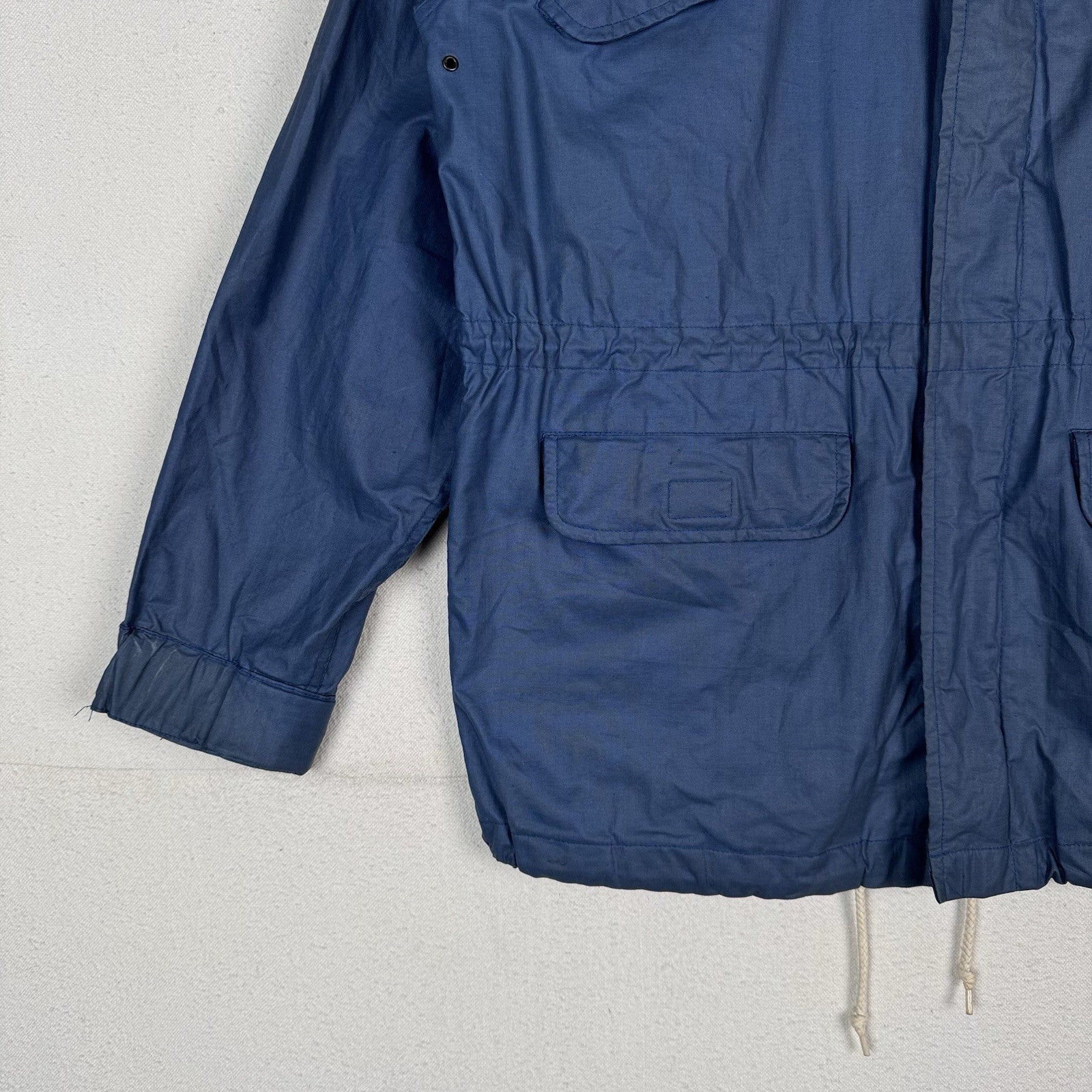 Vintage 80’s 90’s Ralph Lauren Military M-51 Jacket Mens XL Blue Cotton