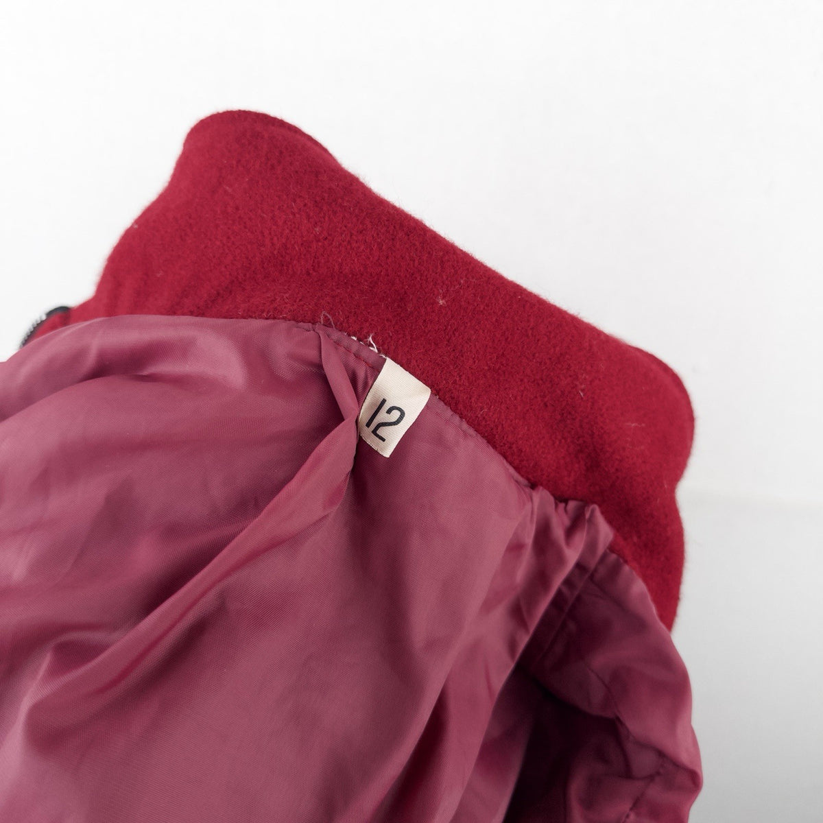 50’s Vtg Butwin Iowa State Varsity Letterman Jacket Womens 12 Burgundy Wool