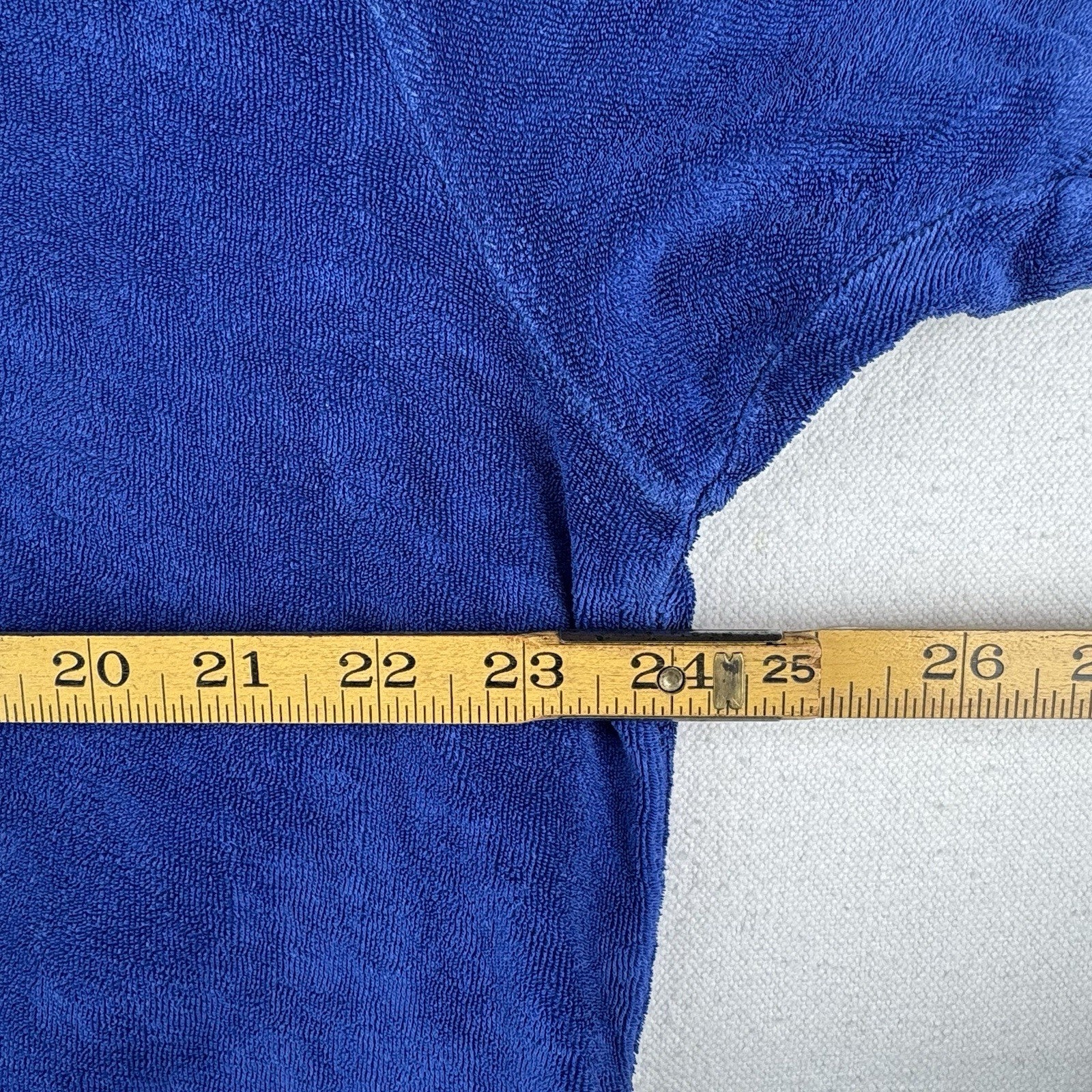 90’s Vtg Polo Ralph Lauren Terry Cloth Shirt Mens XL Blue Pool Resort Cabana
