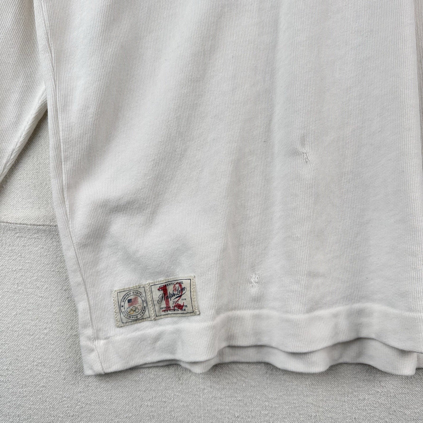 2012 Vtg Polo Ralph Lauren US Olympic Chevron Rugby Chariots Fire Custom Fit XL