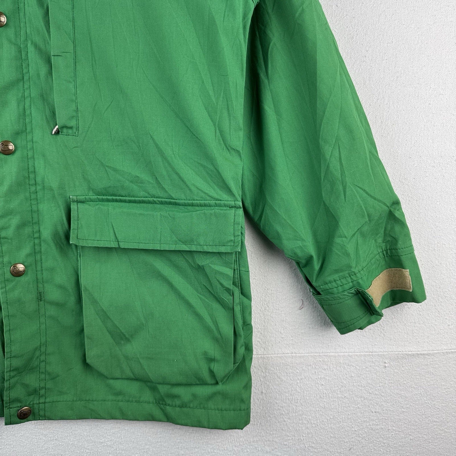 70’s Vintage Woolrich Women’s Small Mountain Parka Kelly Green Made In USA
