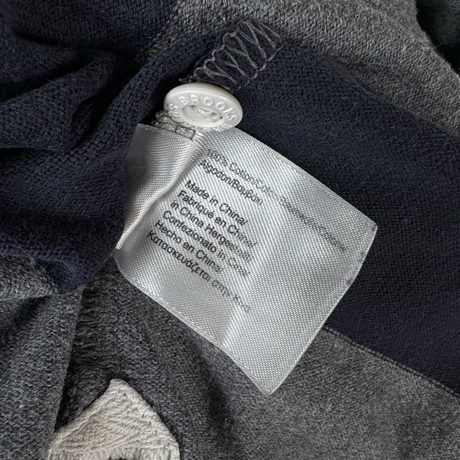 Brooks Brothers Rugby Shirt Men's Large Blue Green Gray 346 Striped Polo *Read