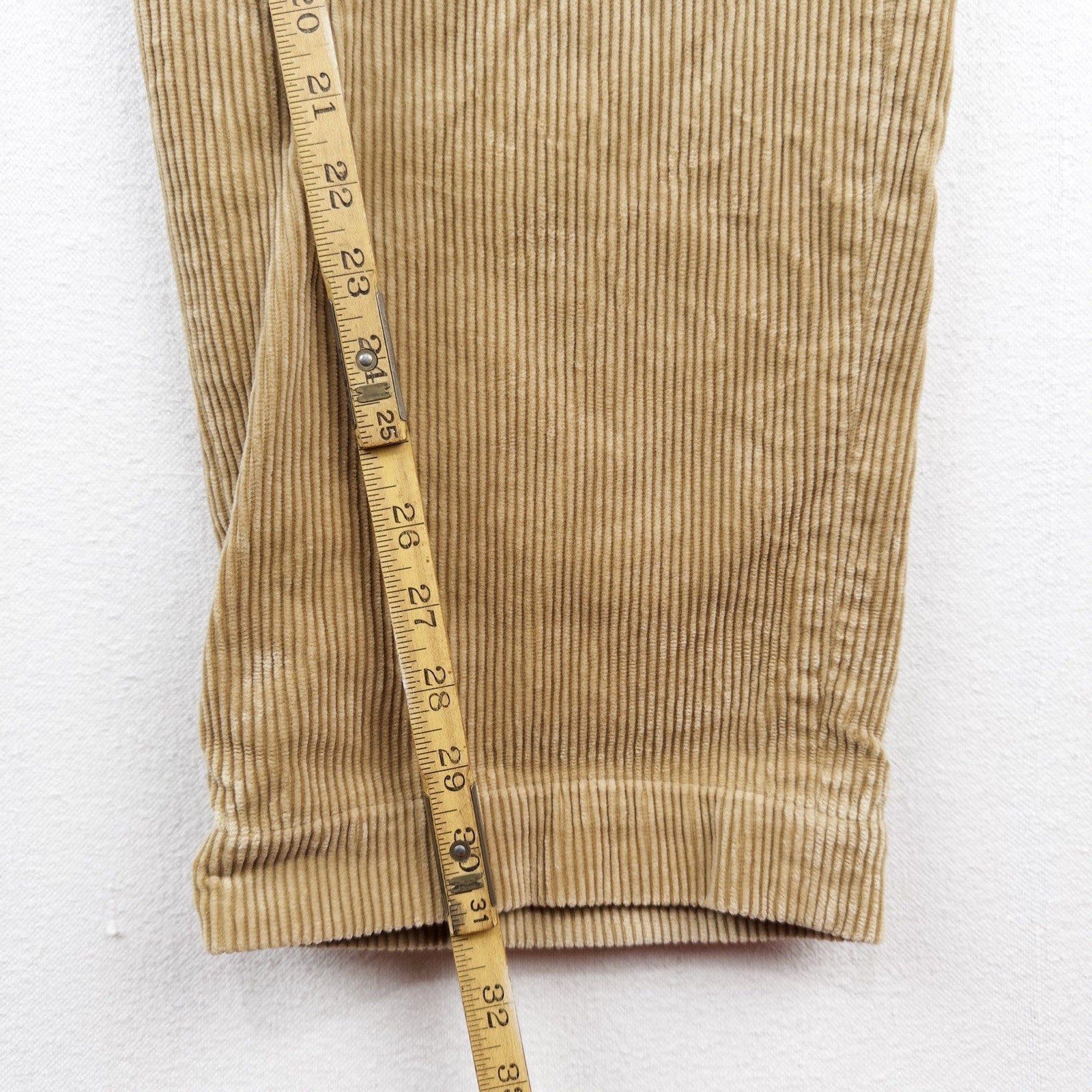 90’s Vtg Polo Ralph Lauren Corduroy Pant Mens 38x34 Tan Wide Wale