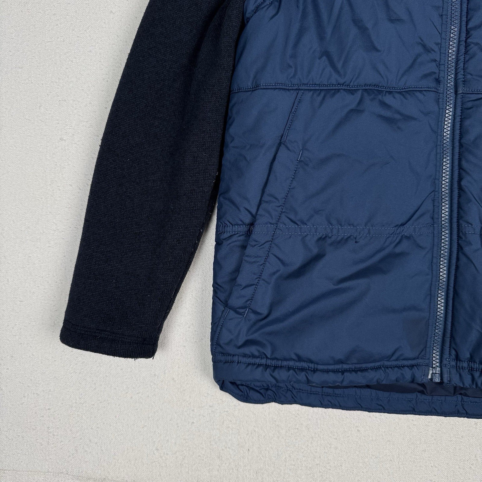 The North Face Gordon Lyons Navy Blue Varsity Winter Vest Boy’s M (10/12) *Read