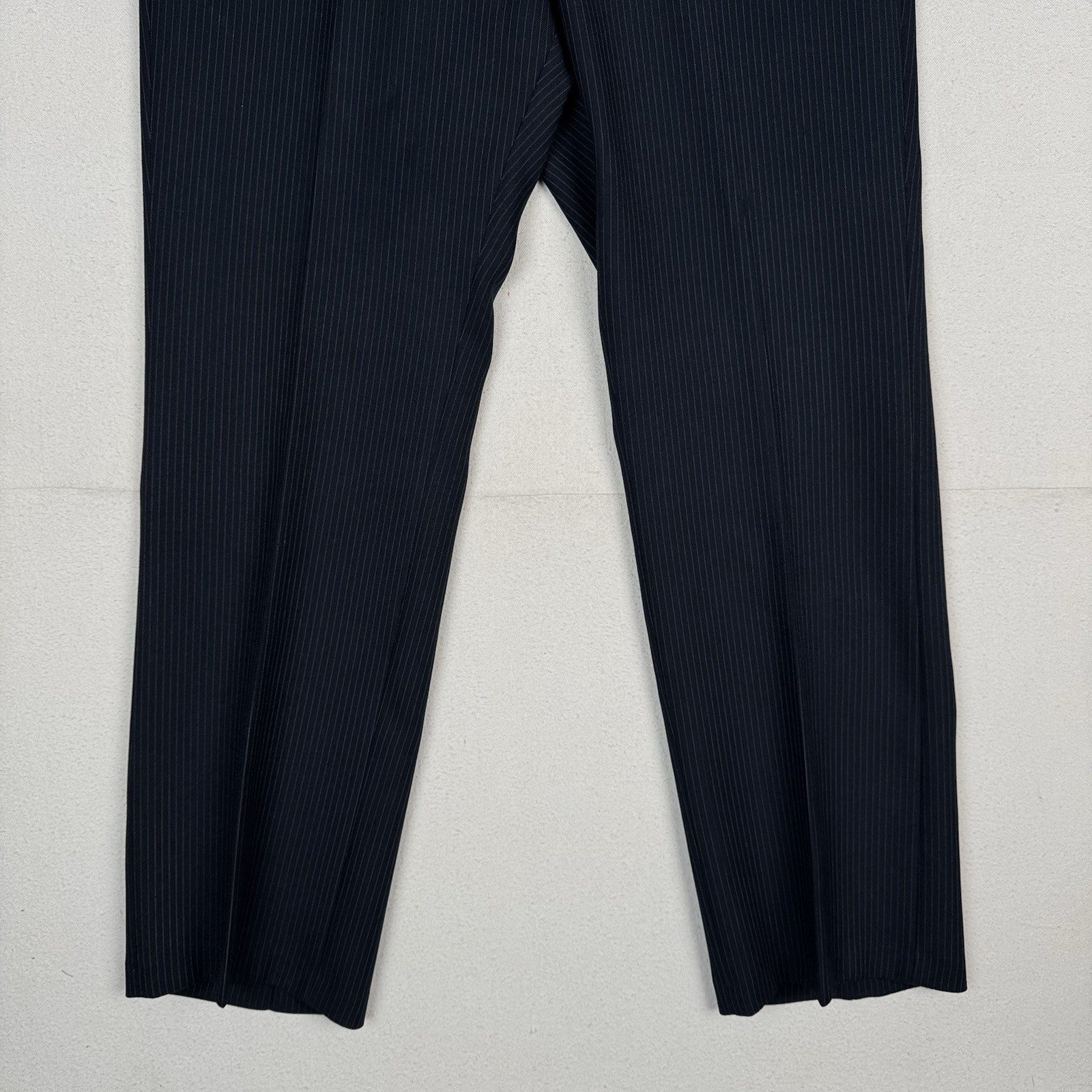 Vintage 70's 80's Levi’s Action Slacks Blue Pinstripe Men’s Fits 38X31 Made USA