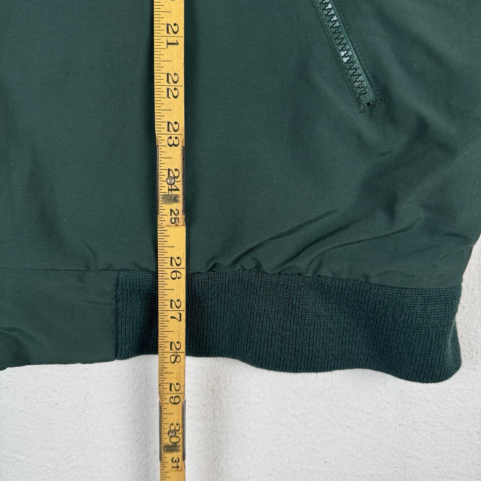 Vintage Lands End Men’s XL Hunter Green Squall Jacket Fleece Lined Jacket