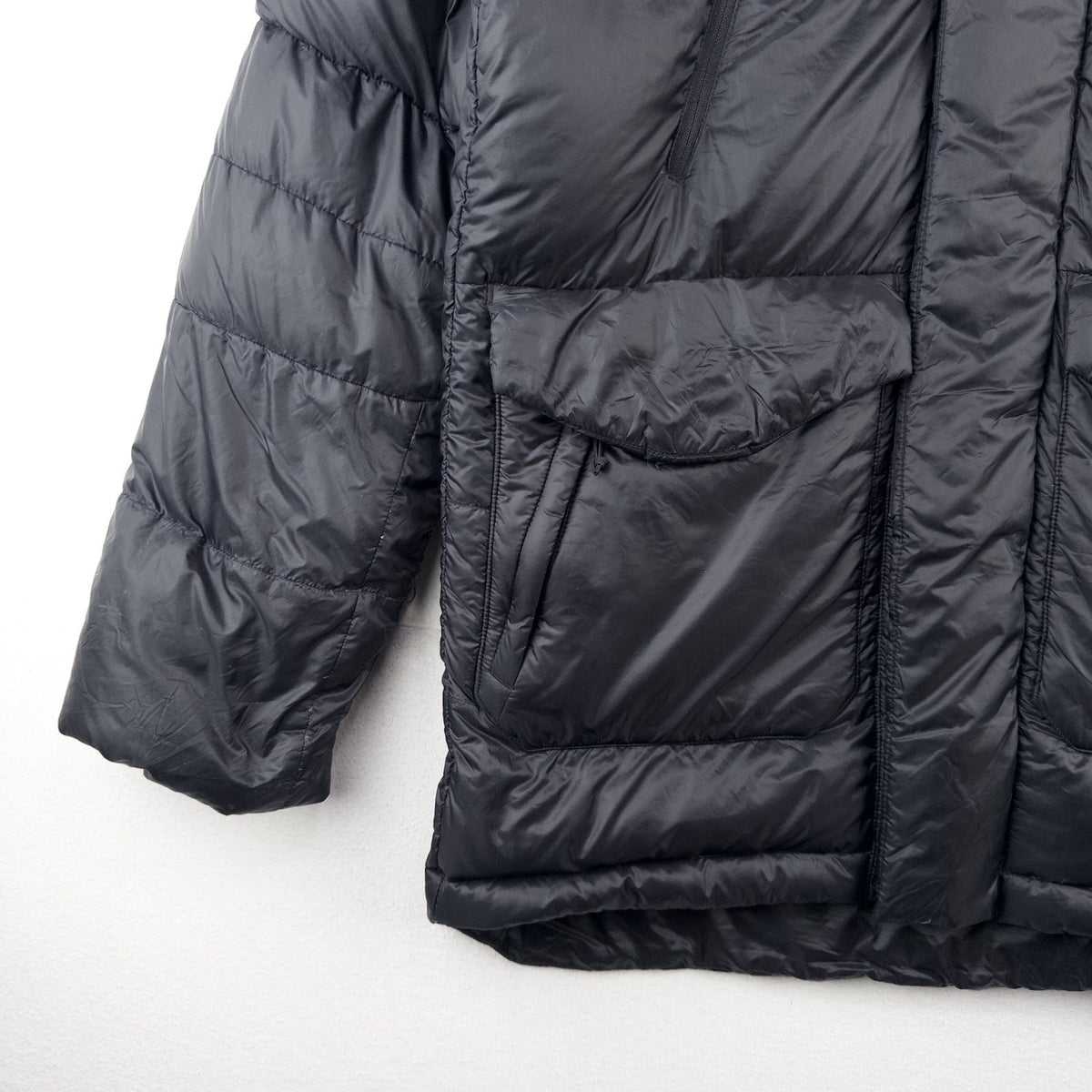 THE NORTH FACE Polar Journey Parka 550 Men’s L Black Hooded Ripstop