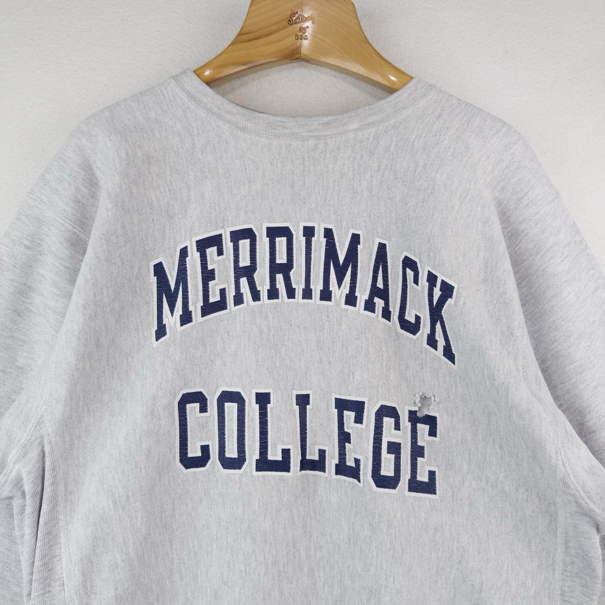 90’s Vtg Merrimack Champion Reverse Weave Sweatshirt XL Crewneck Grey *Read