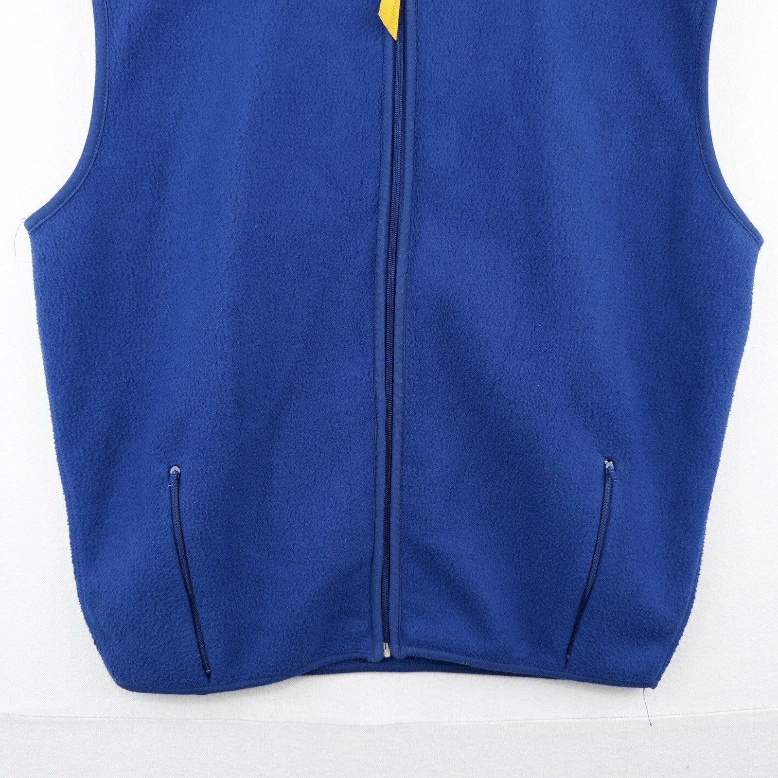 90’s Vtg GAP Alpine Racing Series 317 Cobalt Blue Fleece Vest Men’s Medium