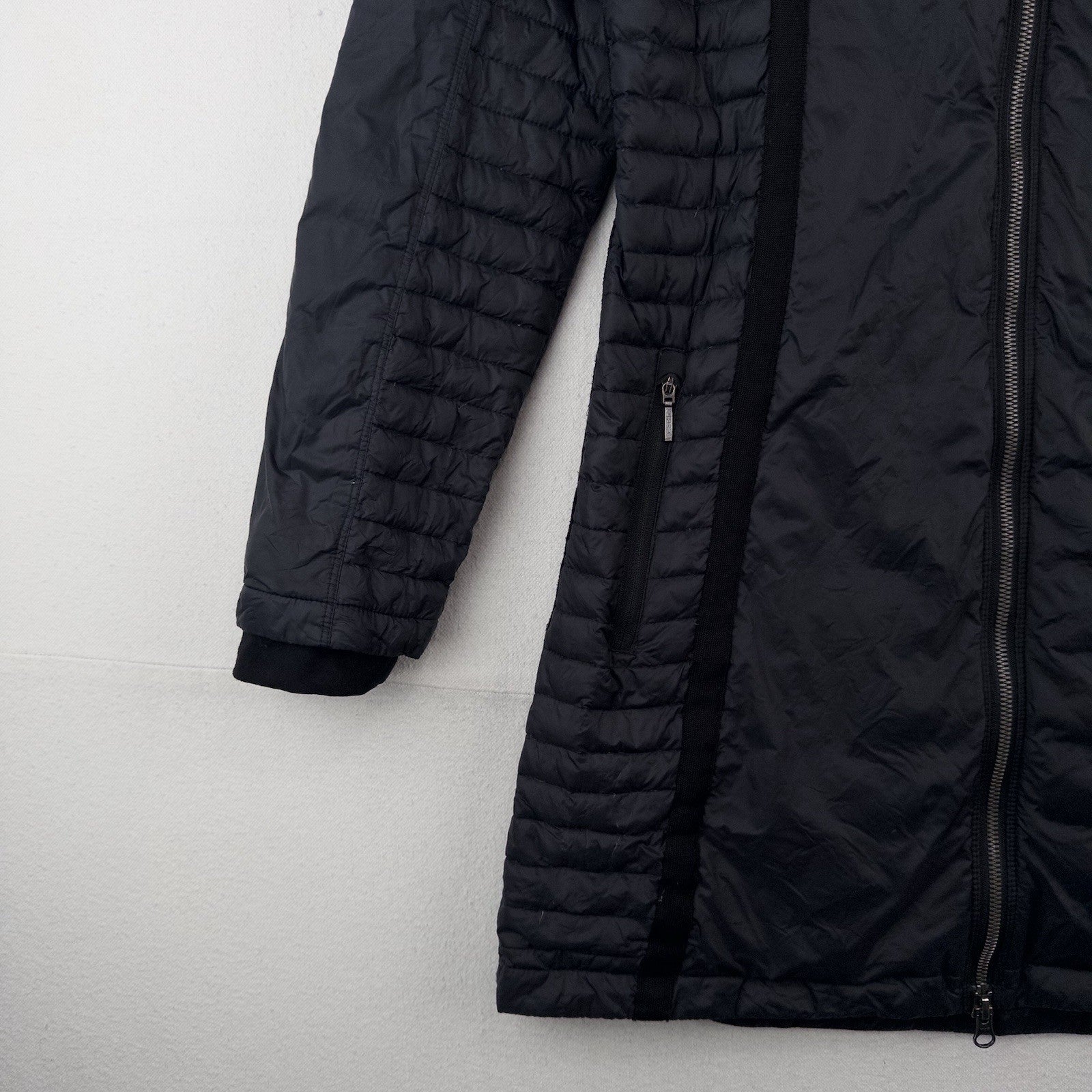 Kuhl Spyfire Parka Jacket Black Long Hooded Down Puffer Coat Women’s  Small