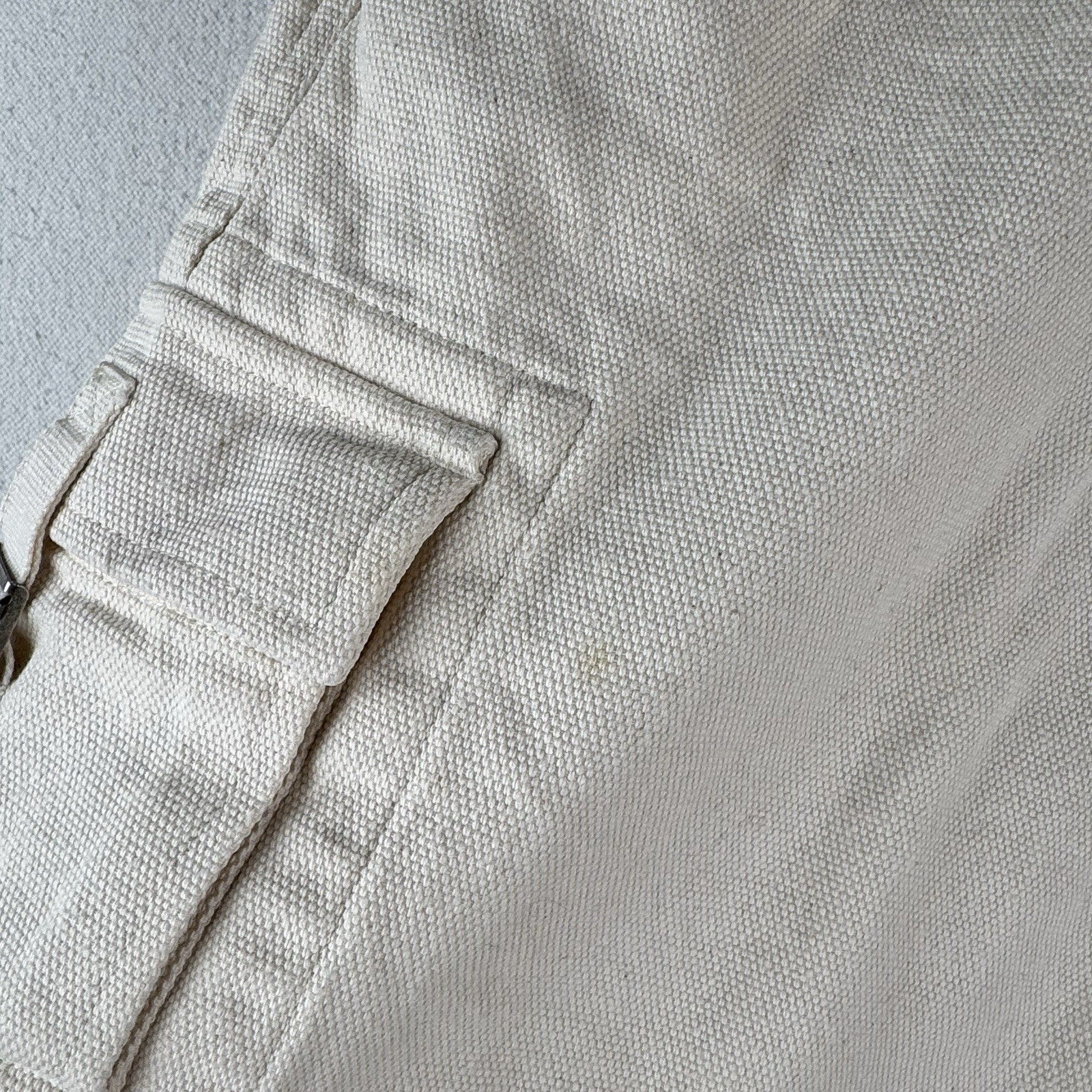 Ralph Lauren Canvas Cargo Shorts Women’s 6P Beige 100% Cotton 4” *Read