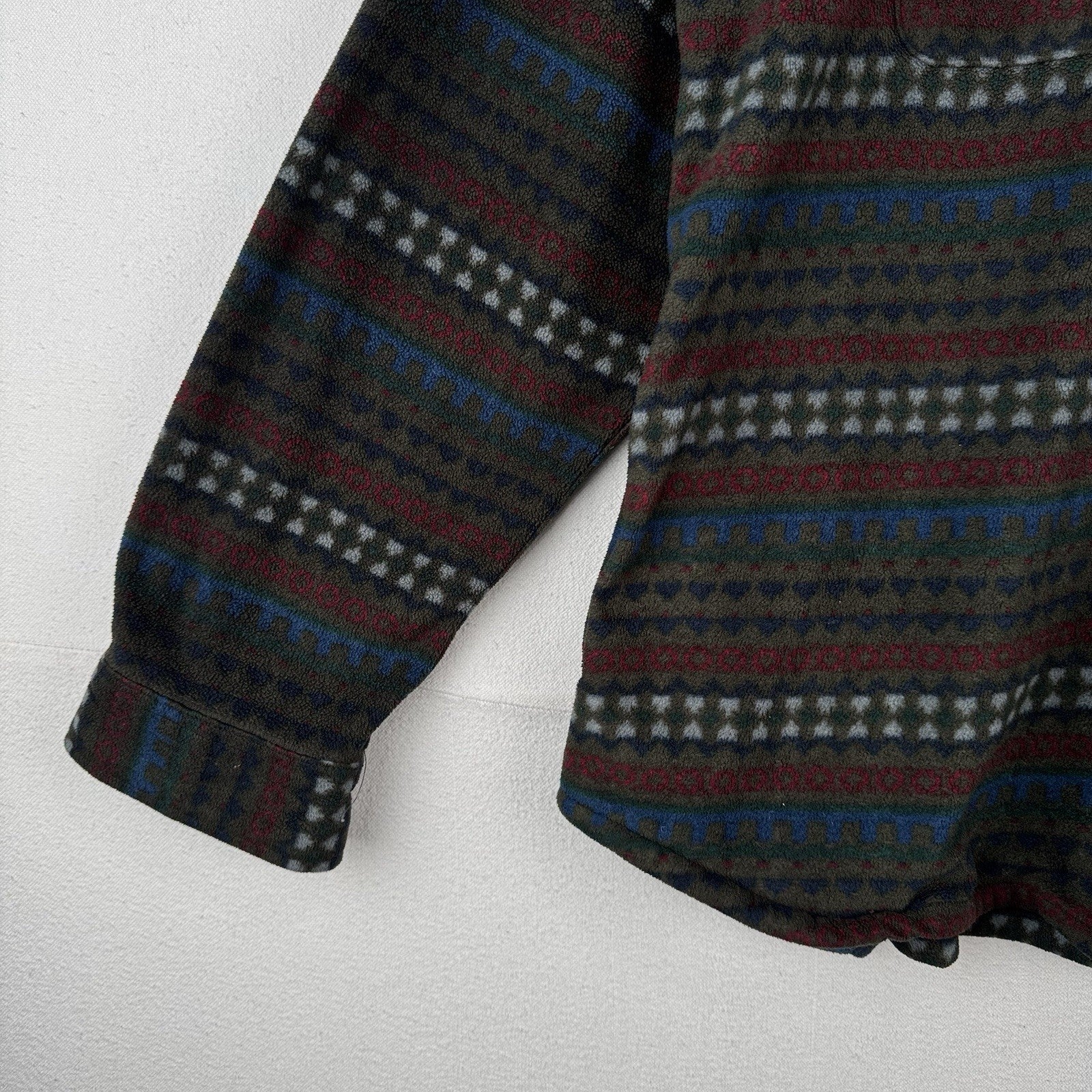 Vintage Ralph Lauren Chaps Men’s XL Southwestern Fleece 1/2 Zip Pullover Jacket