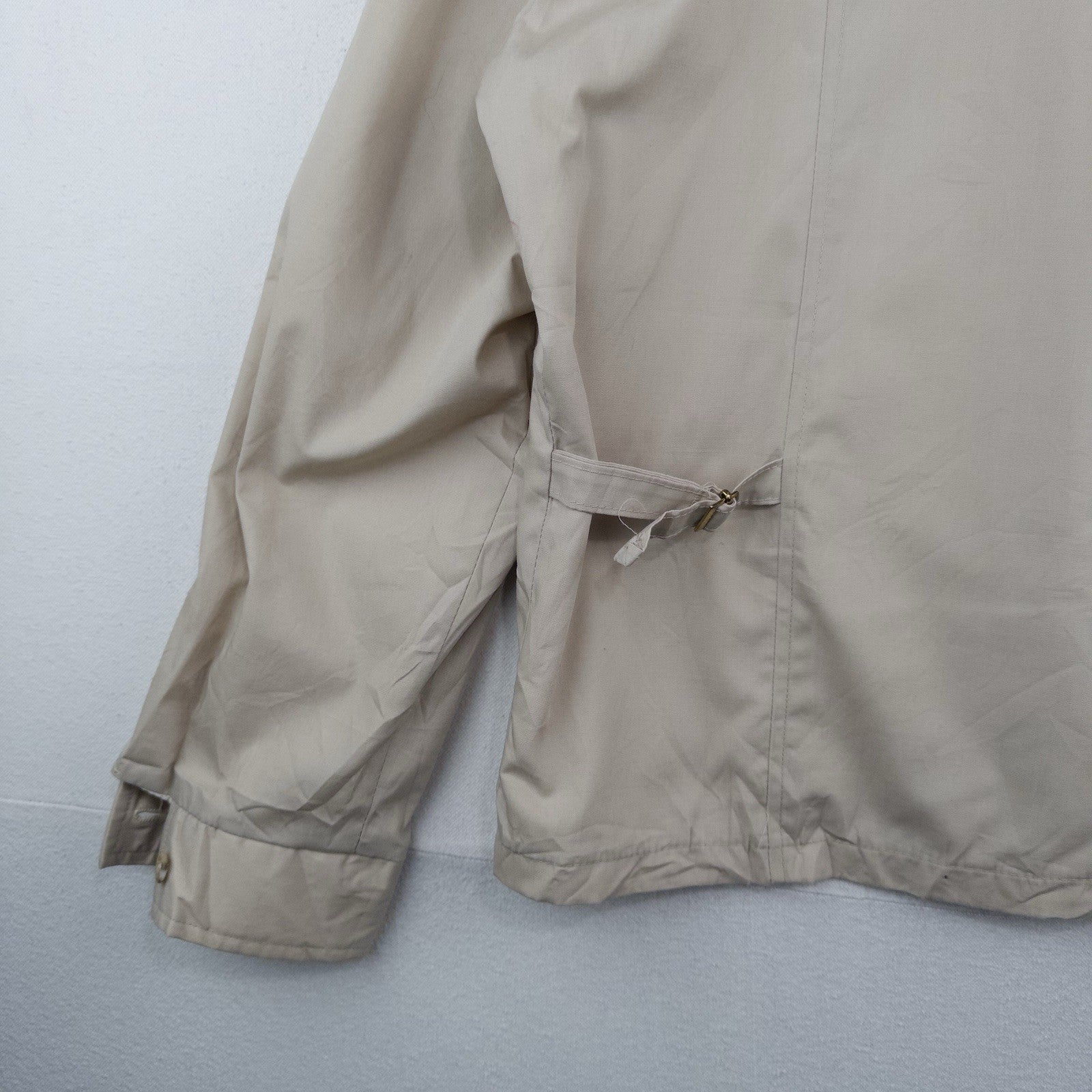 80’s Vtg Aberdeen Men’s M Tan Lightweight Field Jacket Full Zip Pockets