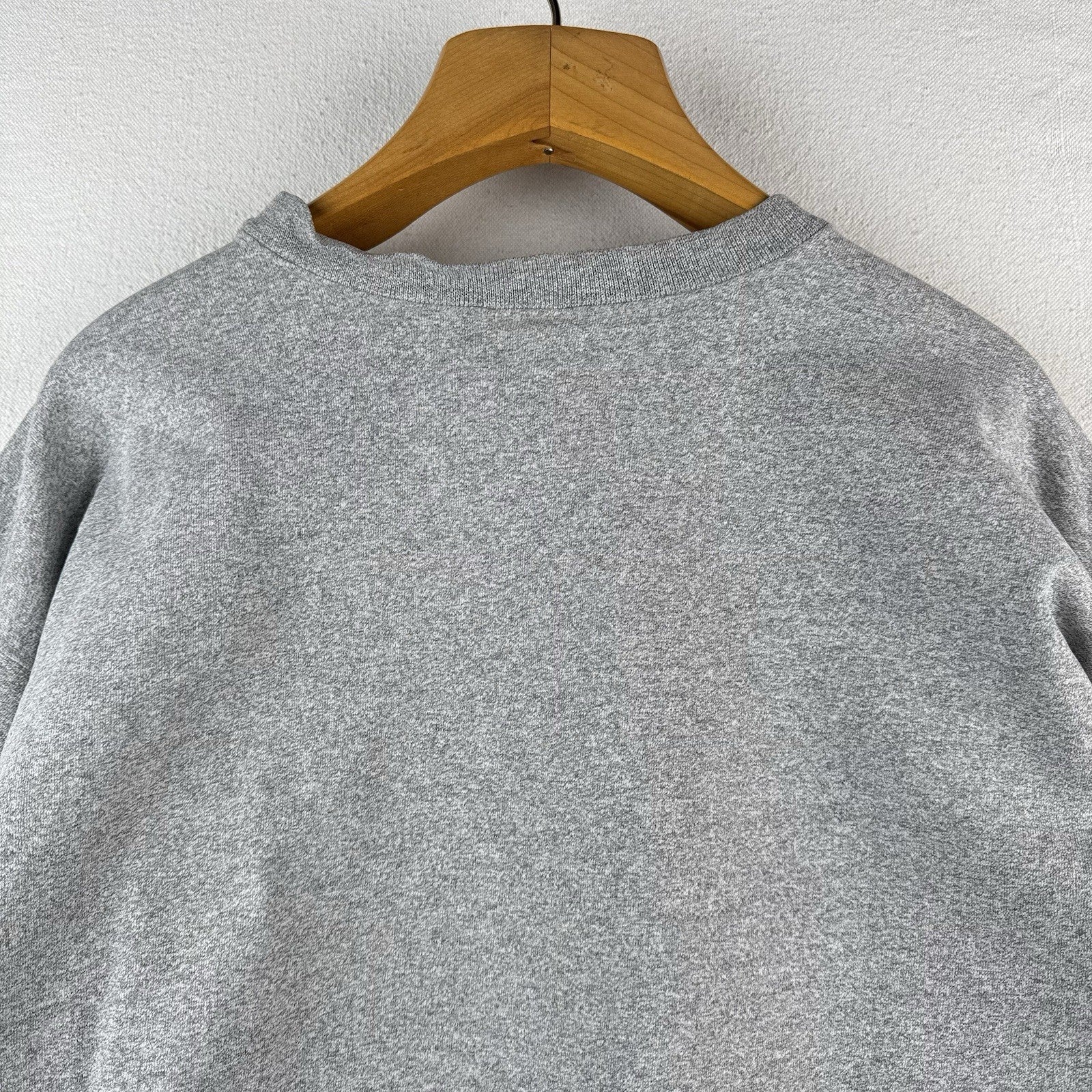 90’S Vtg Aurora University Crewneck Sweatshirt Men’s XL Gray Distressed Made USA