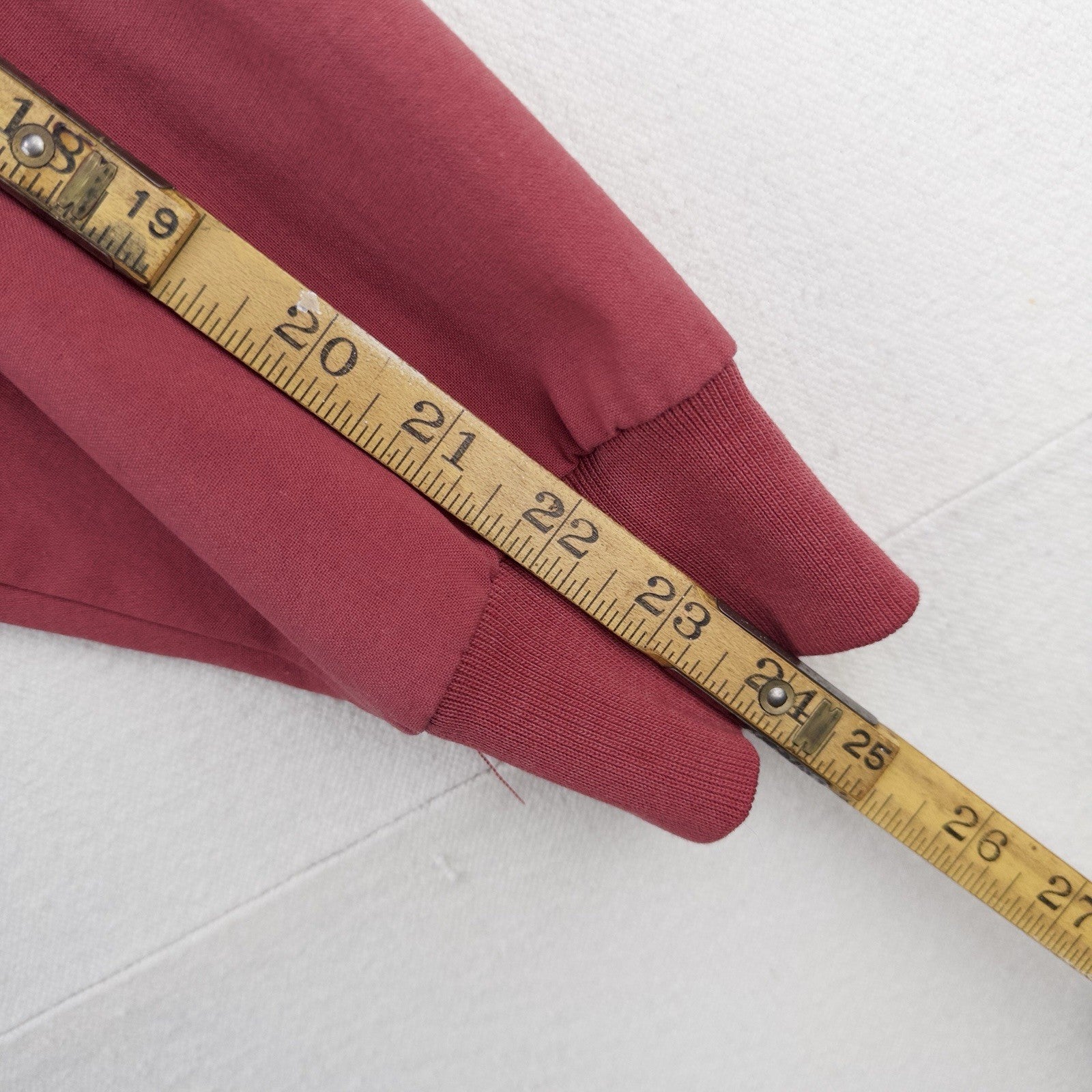 70’s Vtg John Blair Men’s Large Dusty Red Full Zip Bomber Over-shirt Jacket