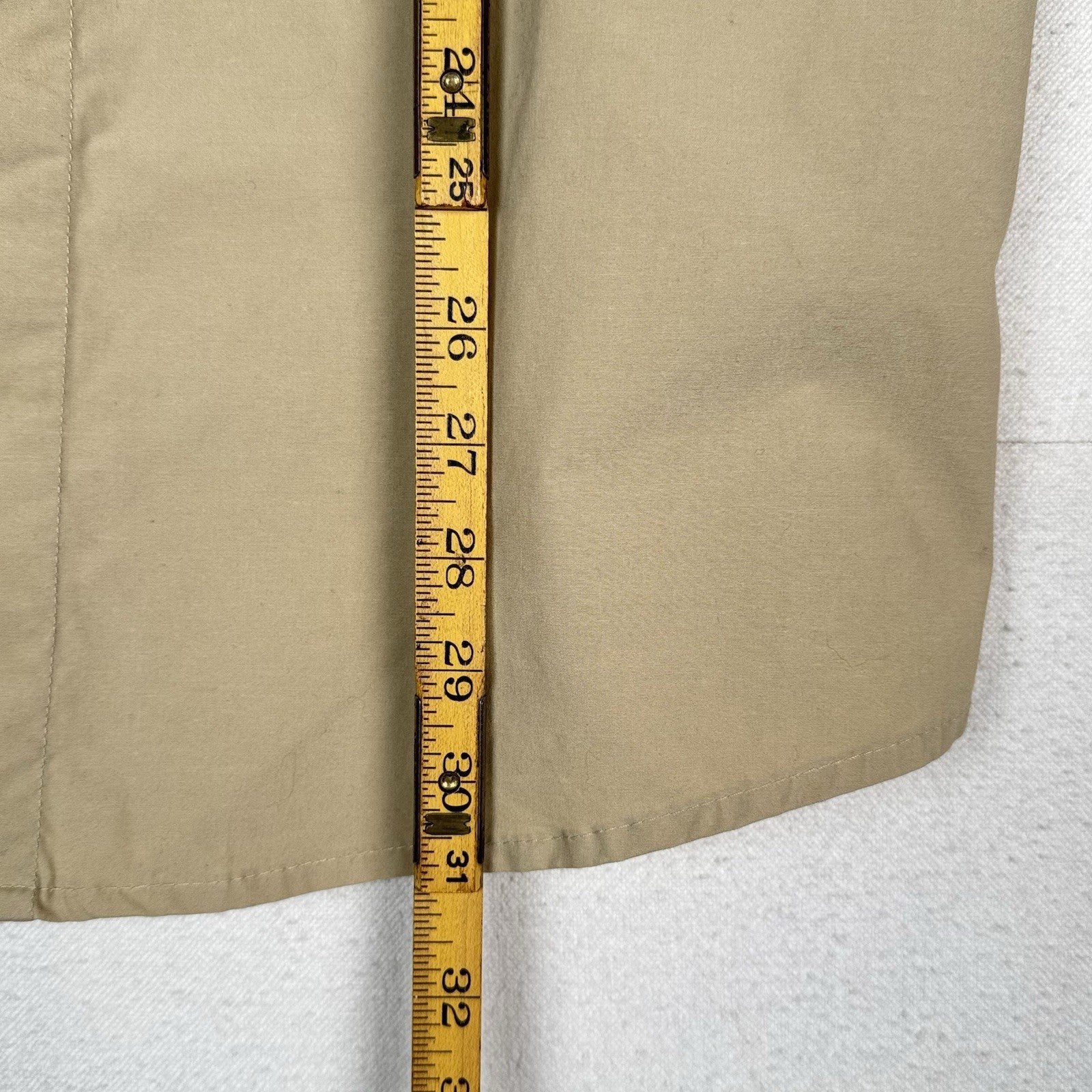 Boy Scout BSA Official Uniform Shirt Men’s M Tan Short Sleeve Patches Lake Erie