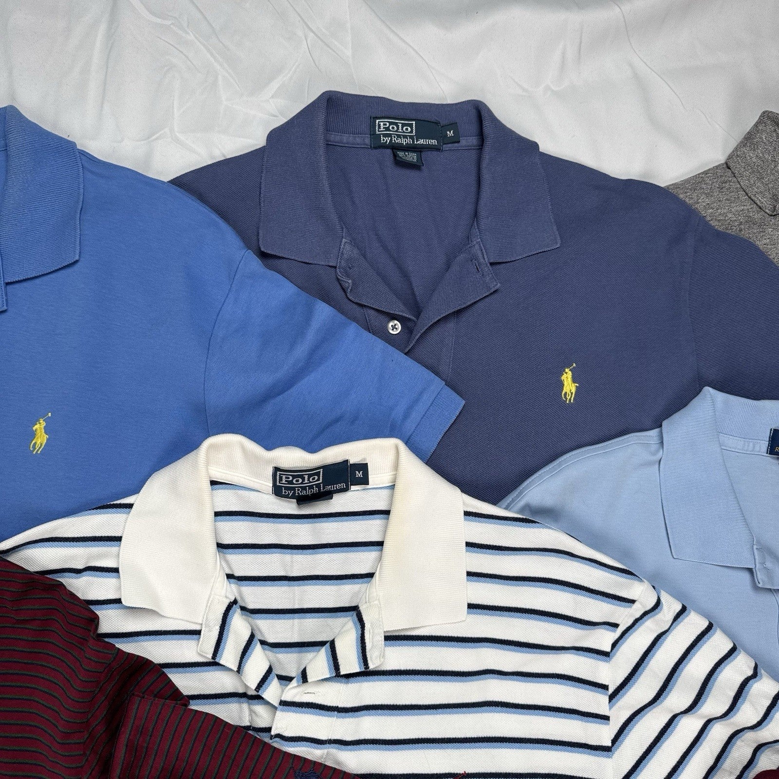 Lot of 10 Polo Ralph Lauren Short Sleeve Shirts Wholesale Box S,M,L