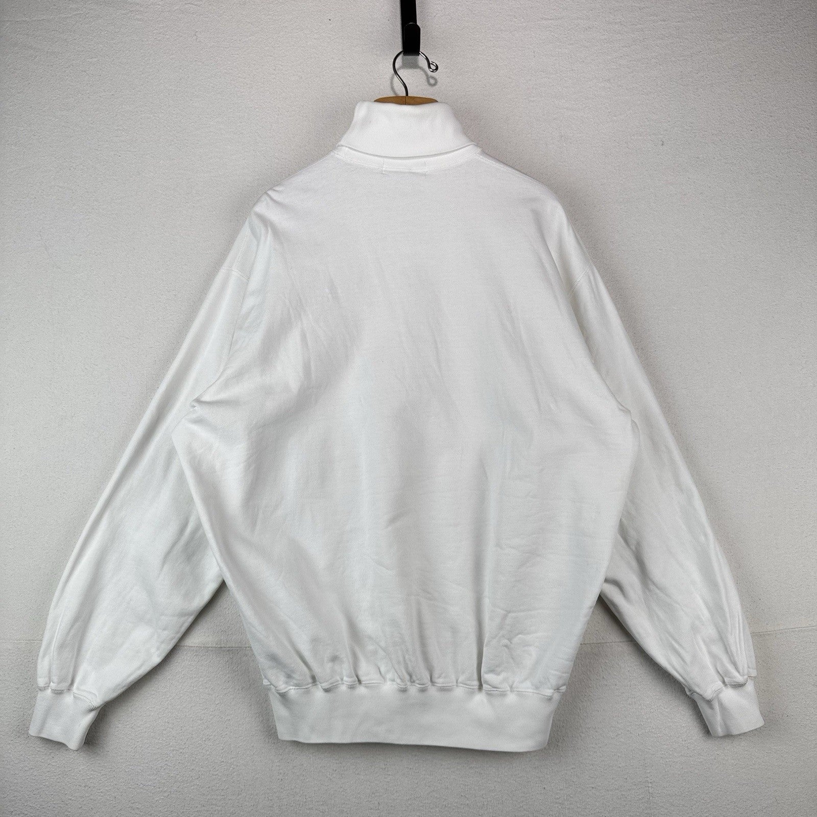 90’s Vtg Polo Ralph Lauren Sweater  Men's L Golf Turtleneck White Crest