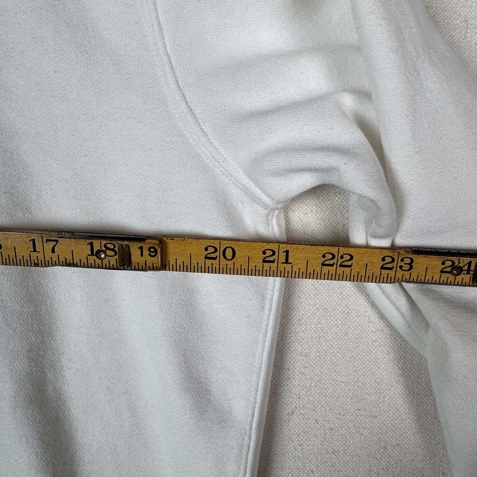 Nike Just Do It Spell Out Men’s White Sweatshirt Crewneck Big Front Back Medium