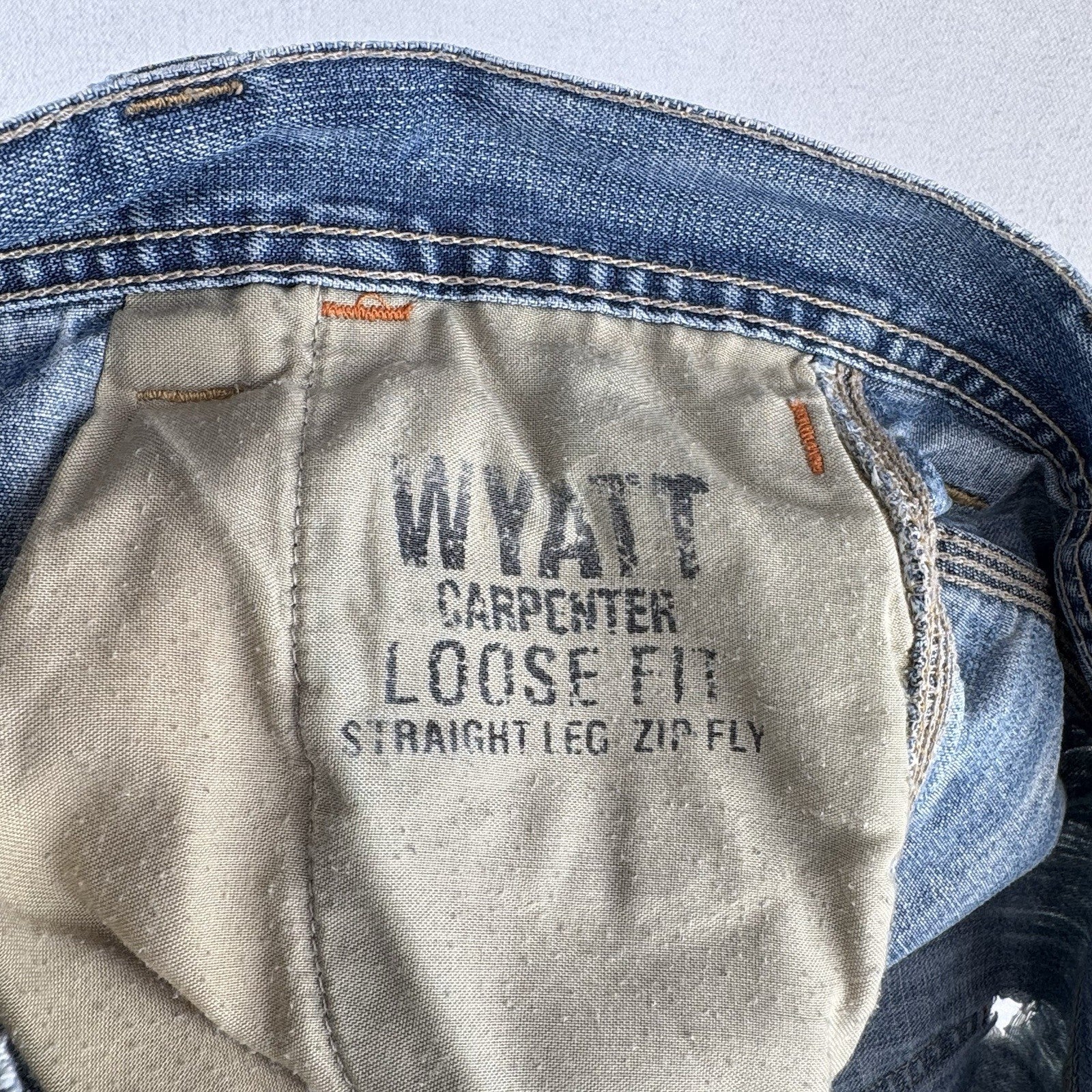 Vintage Ralph Lauren Polo Jeans Co Distressed Wyatt Carpenter Pants Mens 36x32