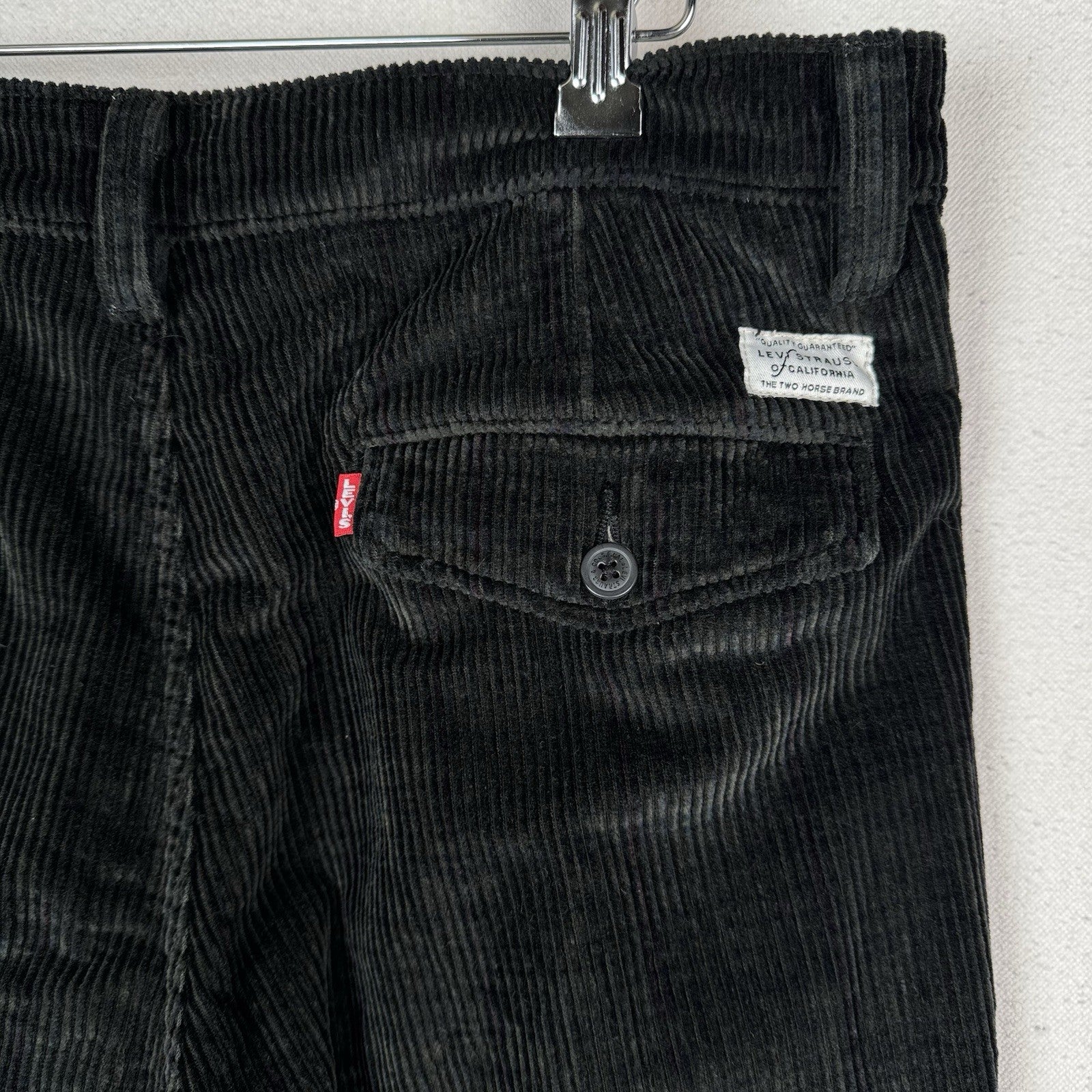 Levi's® Premium Men's XX Chino Authentic Straight Corduroy Pants *34x30 Black