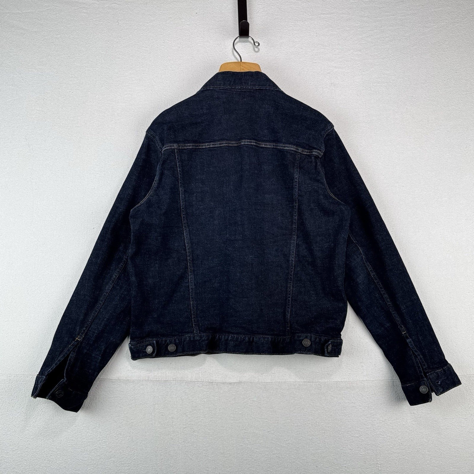 GAP Denim Men’s Large Dark Indigo Wash Blue Jean Jacket