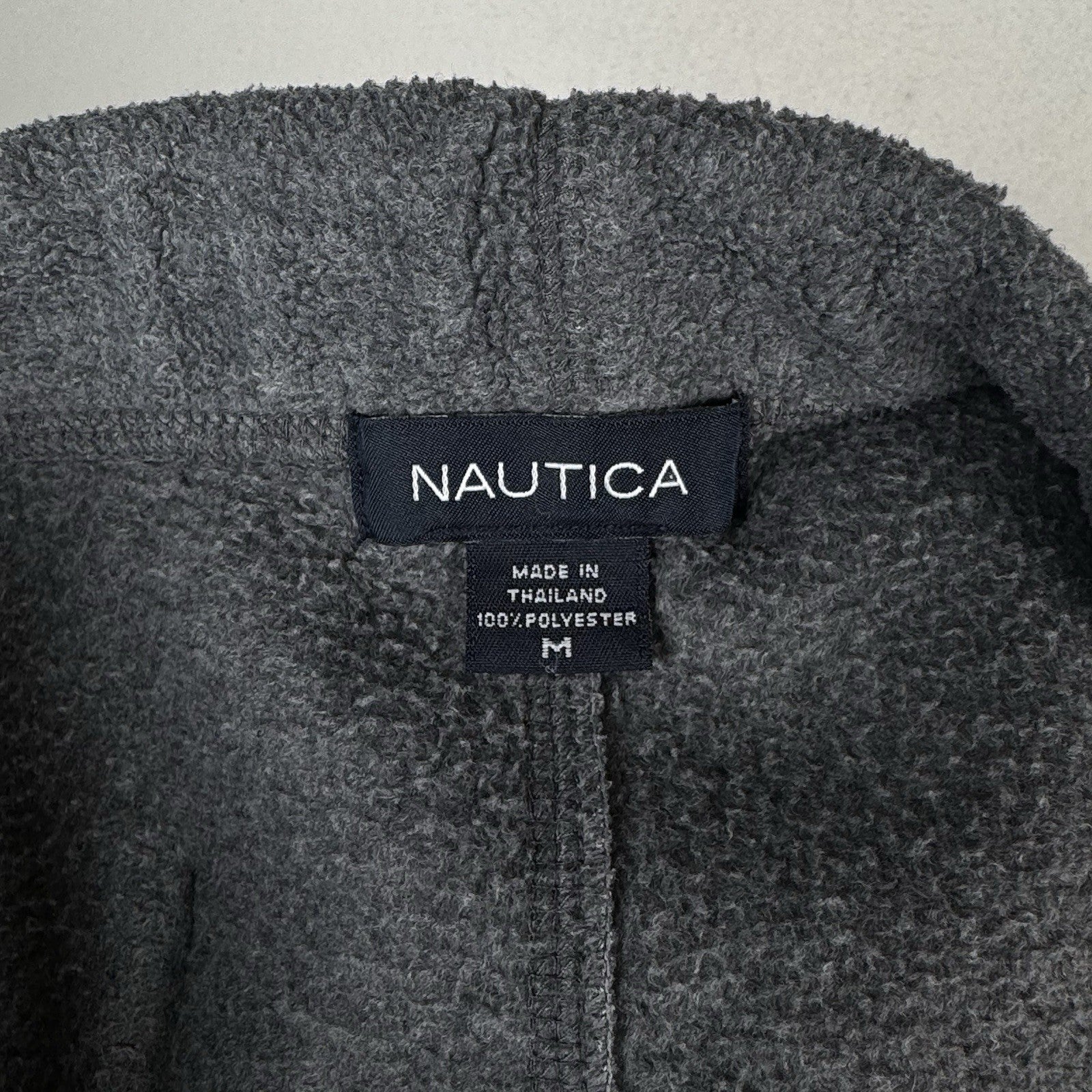 Nautica Men’s Fleece Sweatpants Gray Size Medium Pockets
