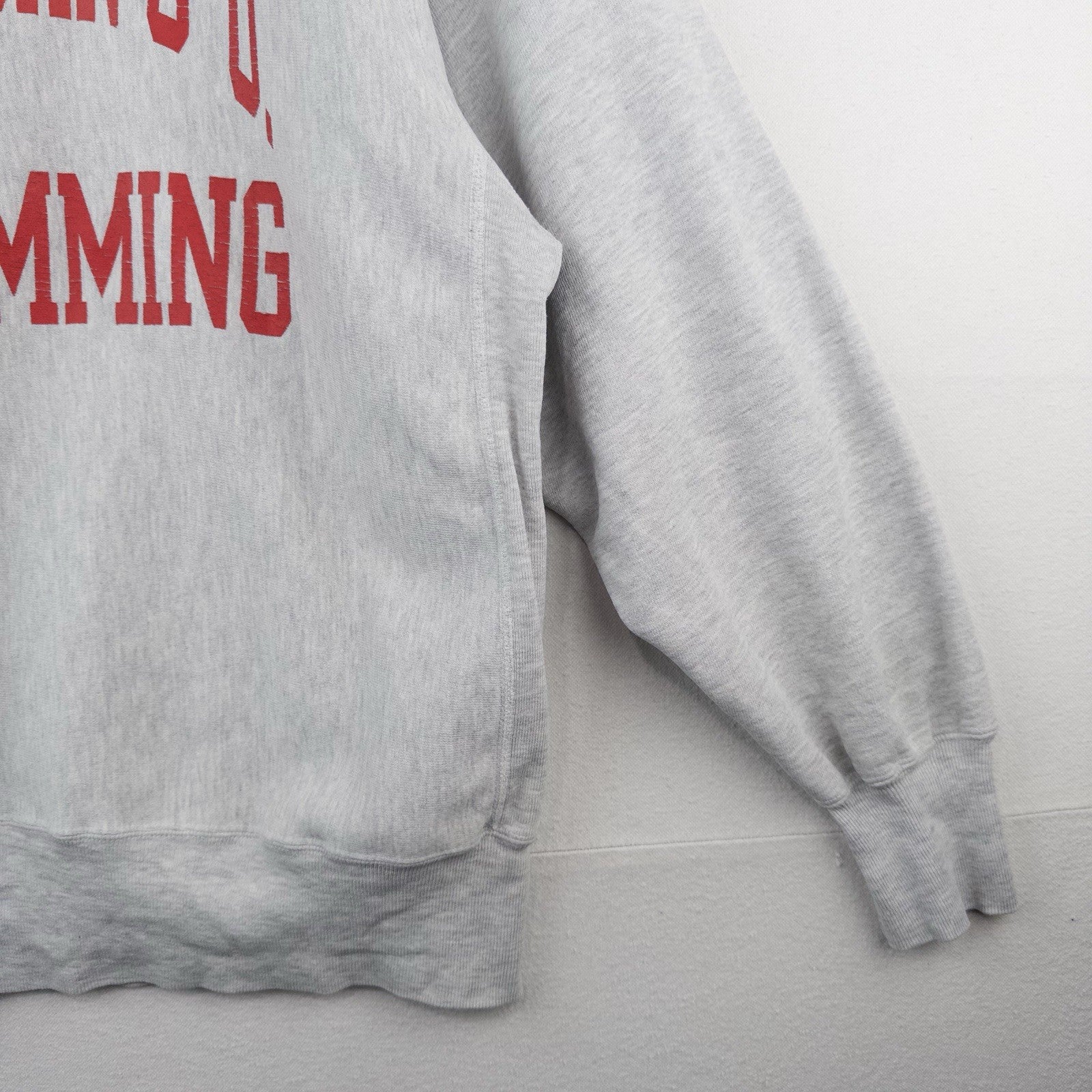 90’s Vtg Champion Reverse Weave St John’s University Swimming Sweatshirt Mens XL