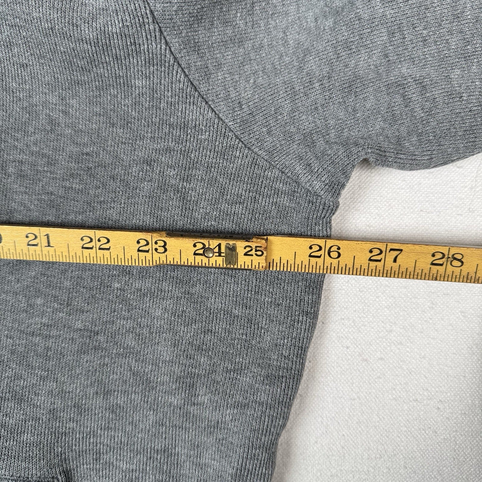 Vtg Polo Ralph Lauren Mens XL Gray Ribbed Cardigan Full Zip Sweater *Read