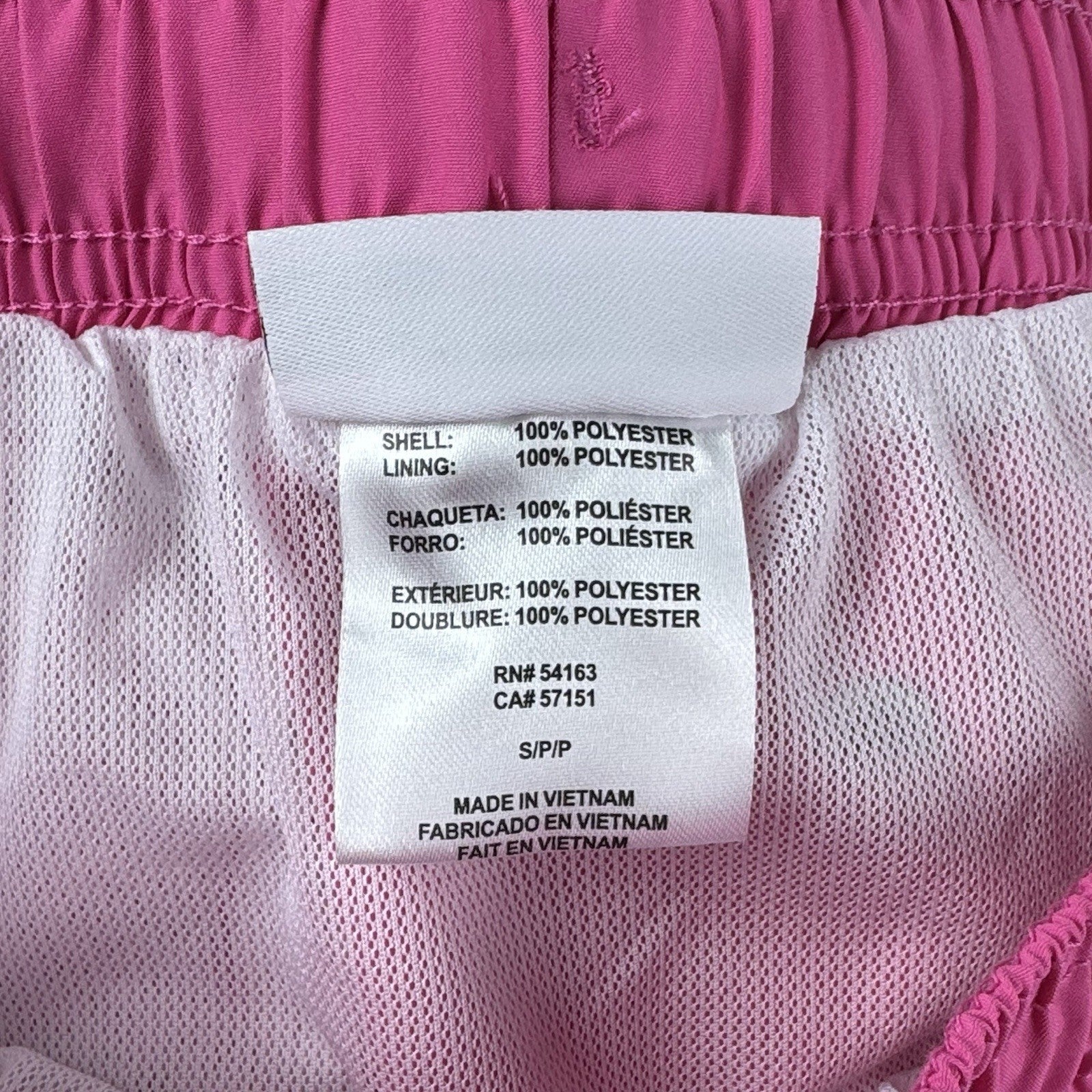 Calvin Klein Swimwear Men's Size Small Solid Pink Built-In Briefs Shorts