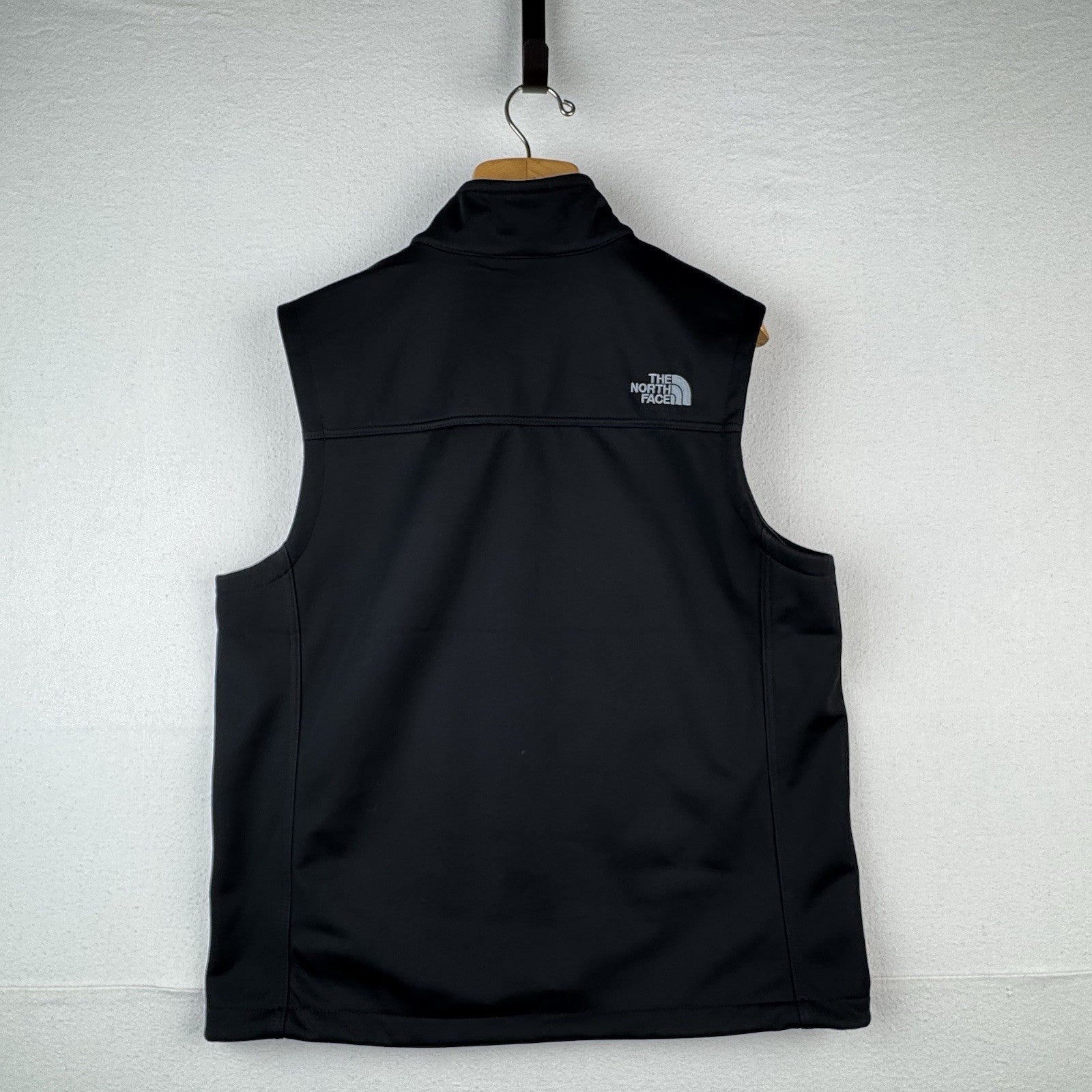 Key Bank North Face Windwall Vest Mens XL Black Full Zip Investment Finance Bank