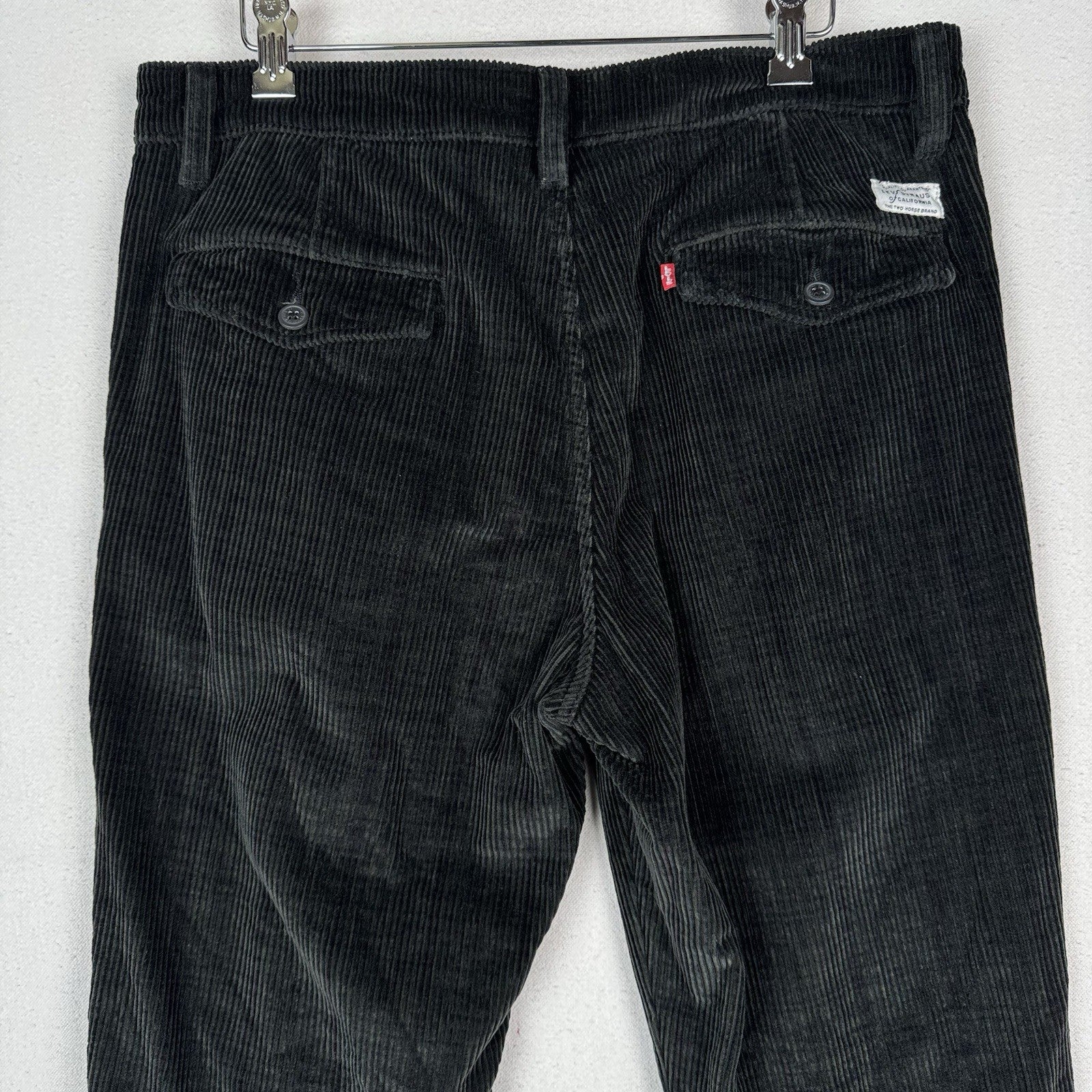 Levi's® Premium Men's XX Chino Authentic Straight Corduroy Pants *34x30 Black