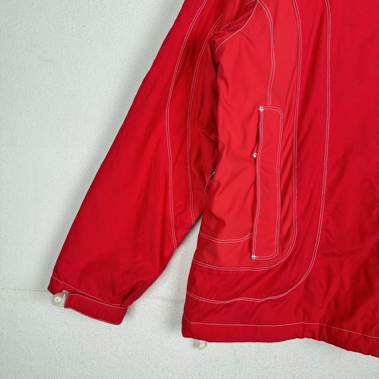 Vintage American Eagle Outfitters Performance Zip Hood Ski Jacket Adult XL Red