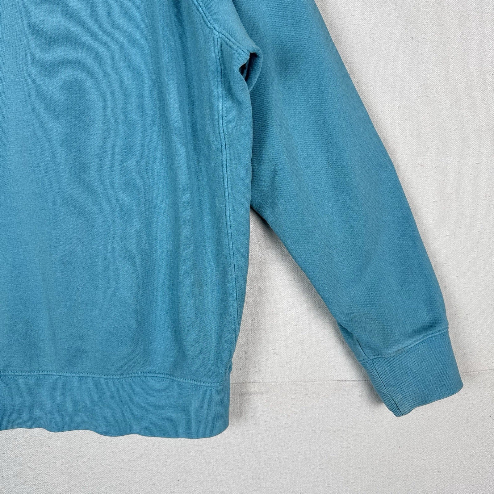 Nike Sportswear Club Fleece Hoodie Mens XL Baltic Blue Swoosh Sweatshirt *Faded