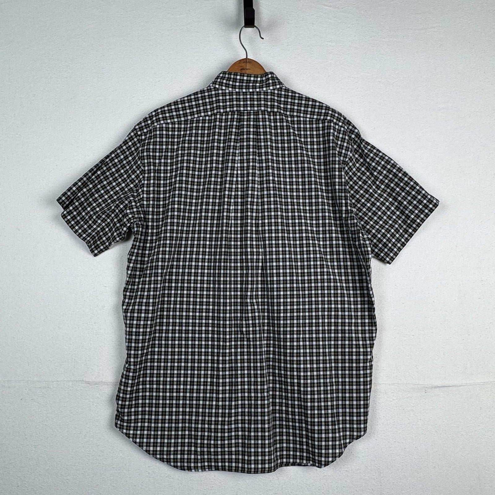 Vintage Polo Ralph Lauren Blake Short Sleeve Shirt Plaid Button Down Men’s Large
