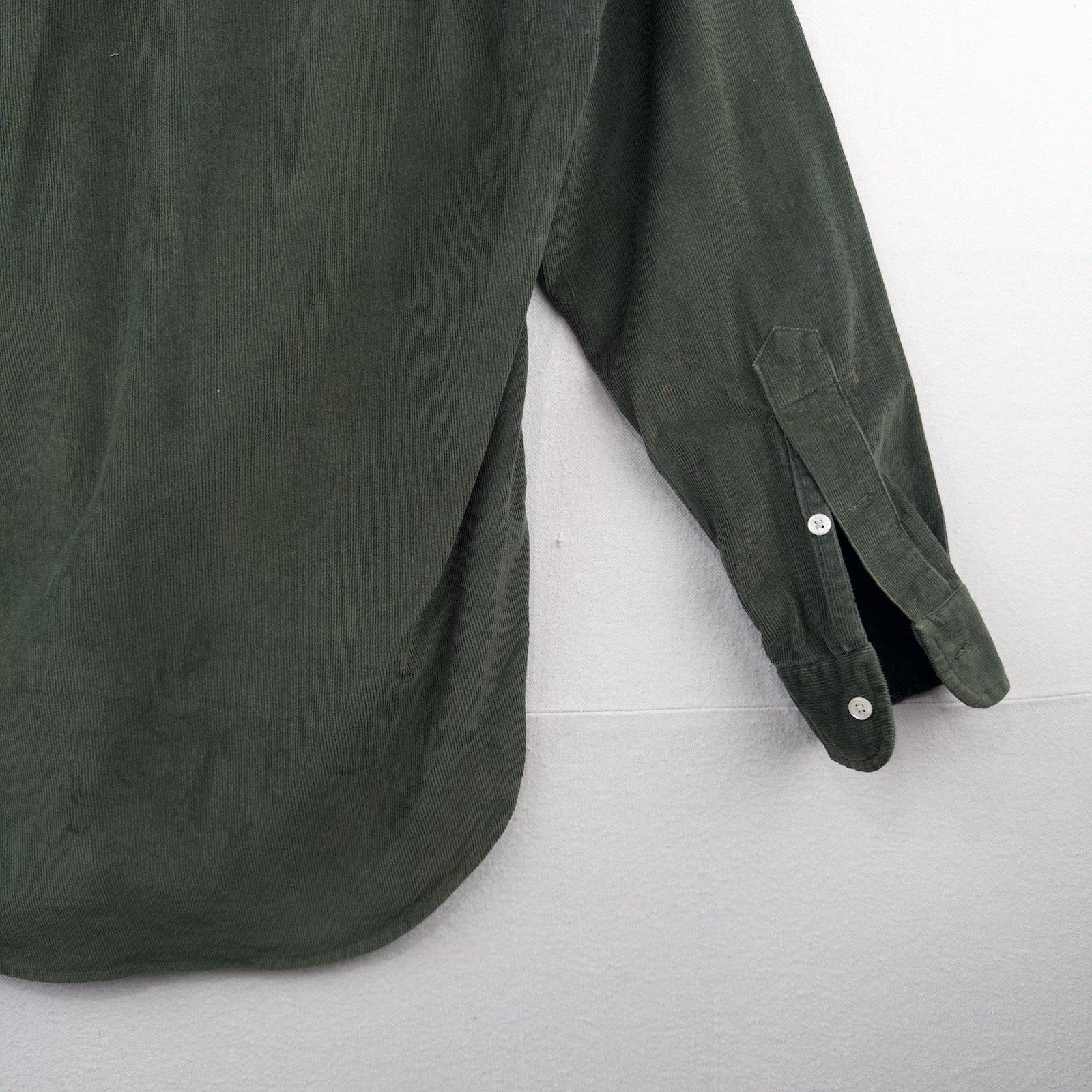 90’s Vtg Polo Ralph Lauren Men’s S Green Blair Corduroy Button Down Shirt