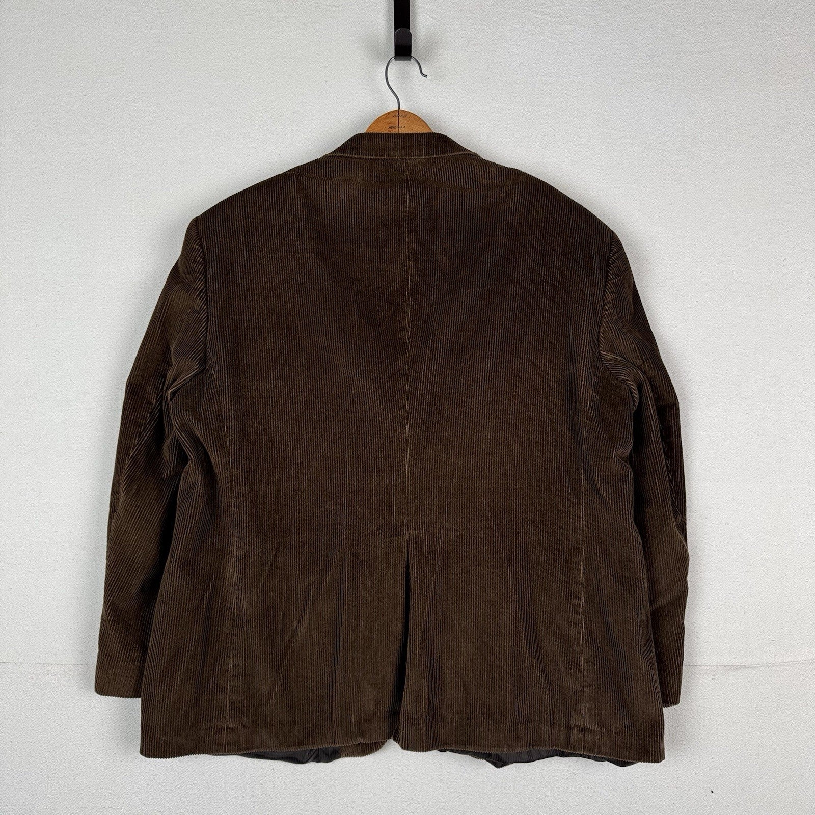 New England Collection Men's Brown Corduroy 2-Button Blazer Size 48R