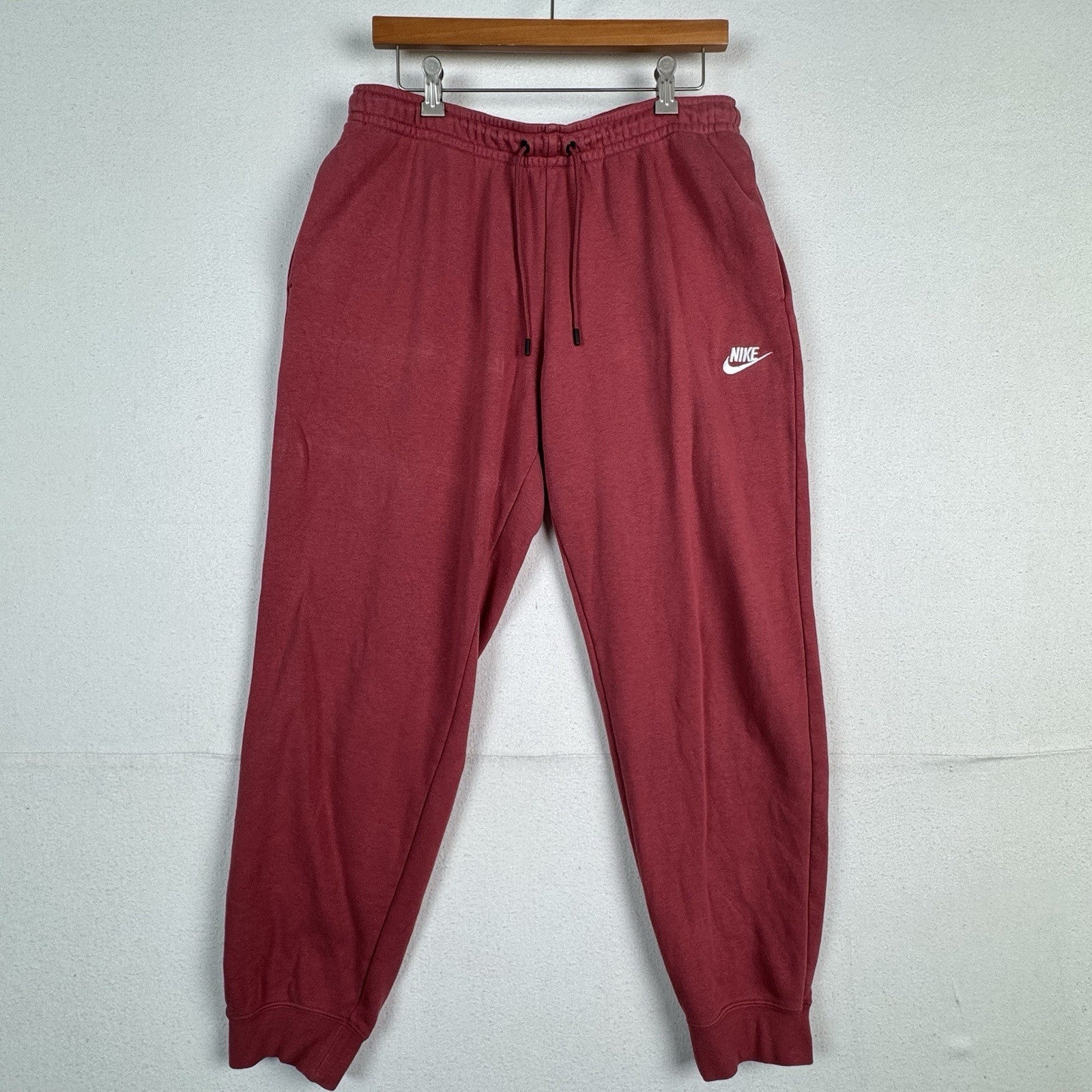 Nike Women’s Large Sportswear Essential Mid-Rise Fleece Sweats Watermelon Pink