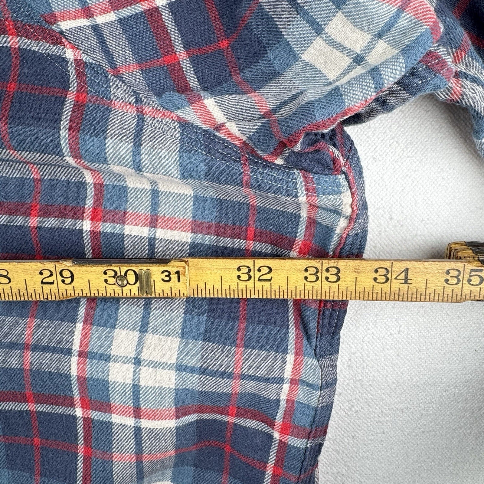 Polo Ralph Lauren Shadow Plaid Flannel Chambray Lined Button Up Classic Fit 4XB