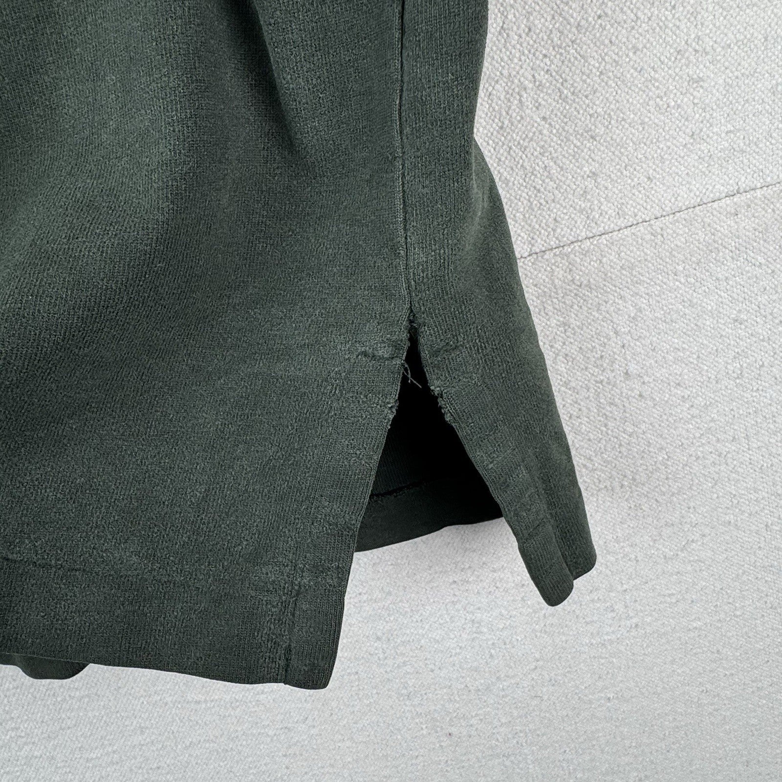 90’s Vtg Polo Ralph Lauren Turtle Neck Shirt Men’s L Green Soft *Distressed