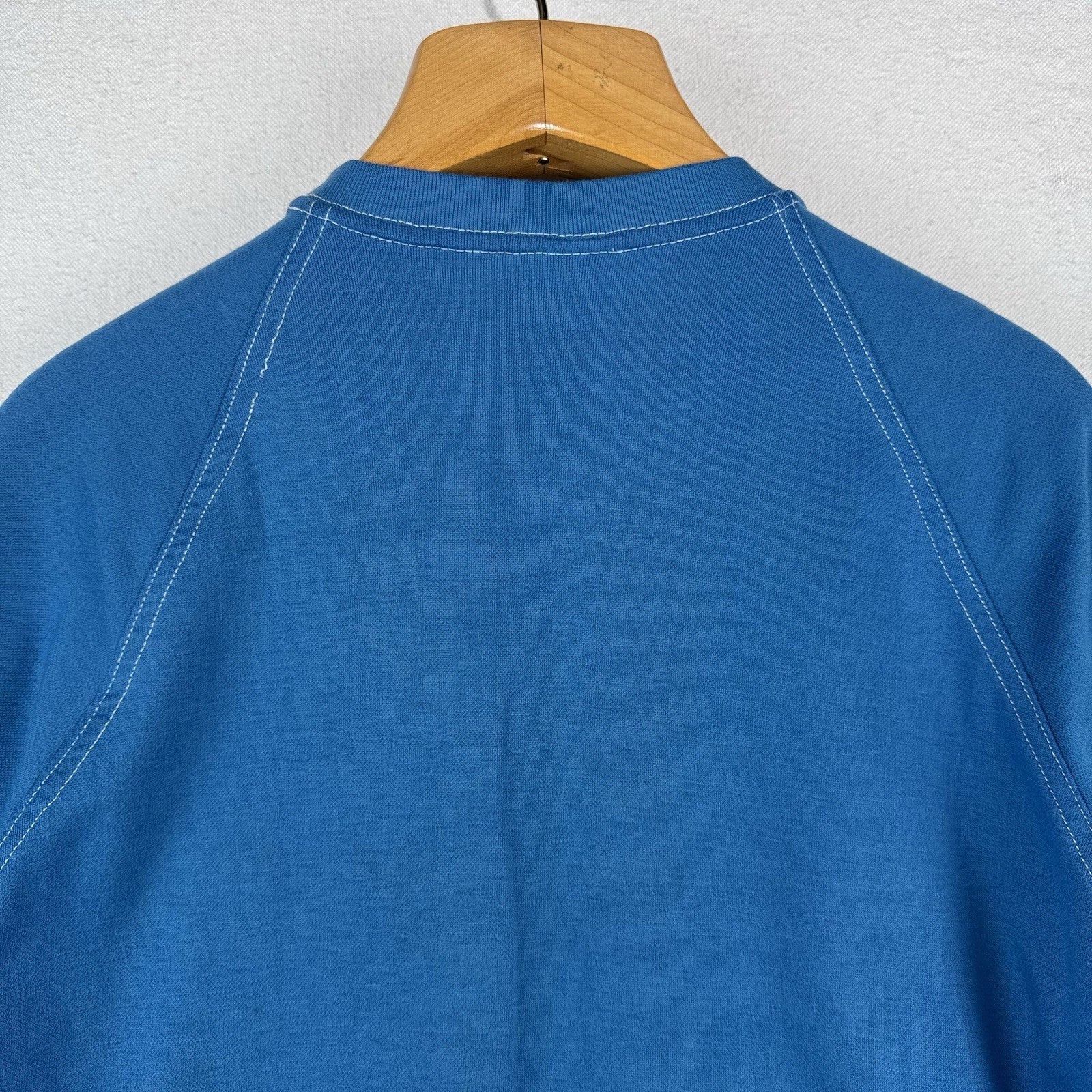 60’s Vtg Jantzen Swim Surf Raglan T-Shirt Men’s L Blue Short Sleeve Made In USA