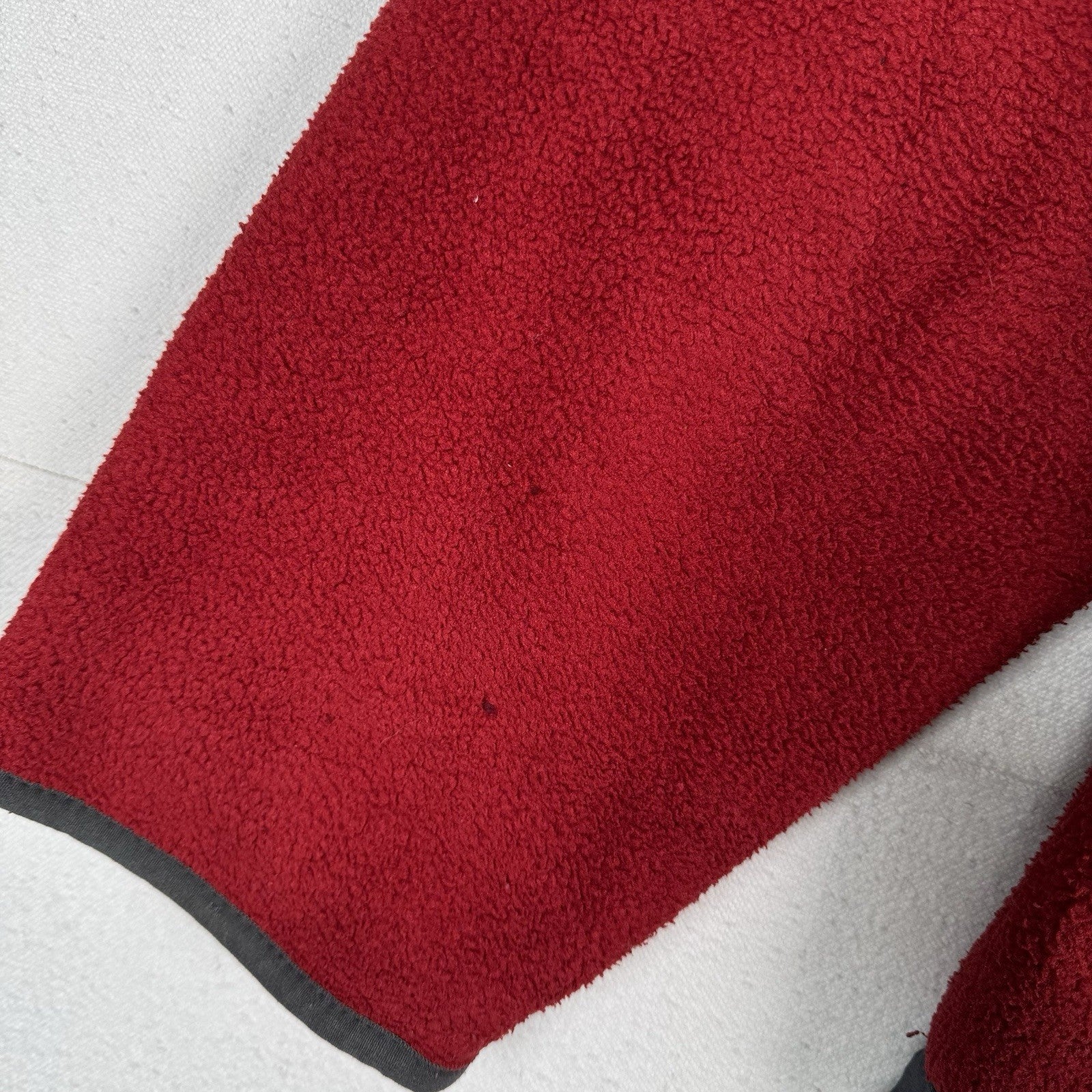 Vintage The North Face Denali Polartec Fleece Jacket Men’s Red/Gray Full Zip XL