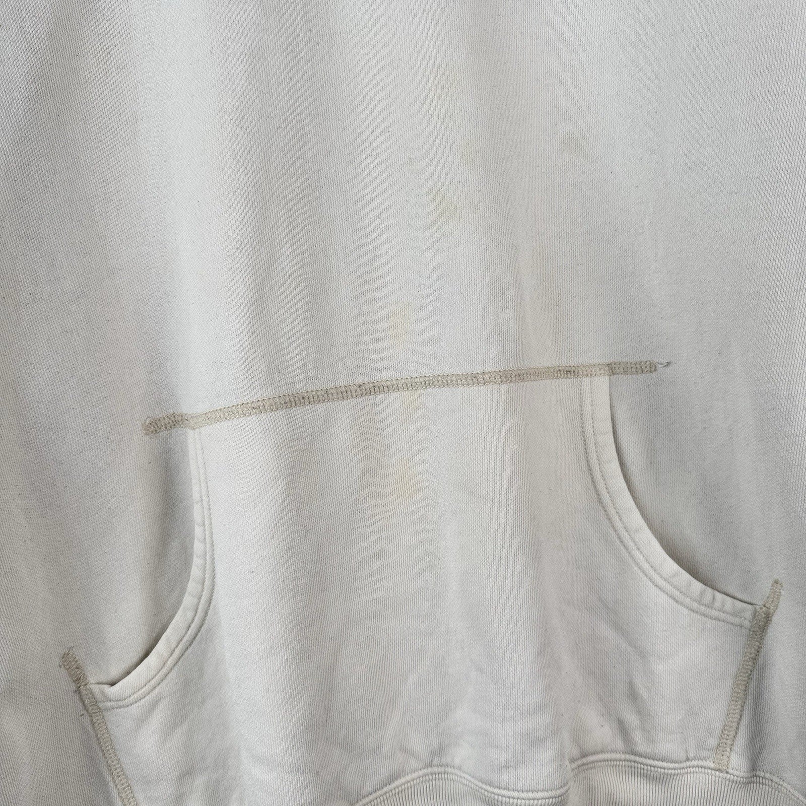 Polo Jeans Co. Ralph Lauren Men's XL X-Large Hooded Sweatshirt White Blue *Read