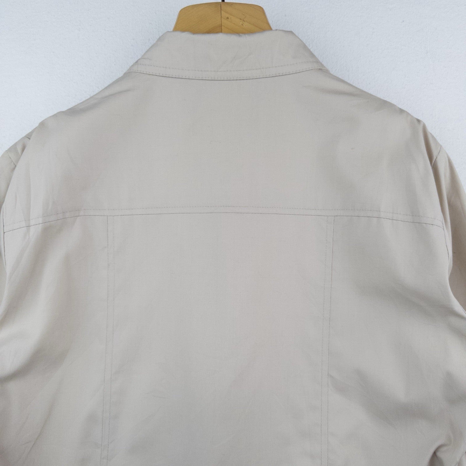 80’s Vtg Aberdeen Men’s M Tan Lightweight Field Jacket Full Zip Pockets
