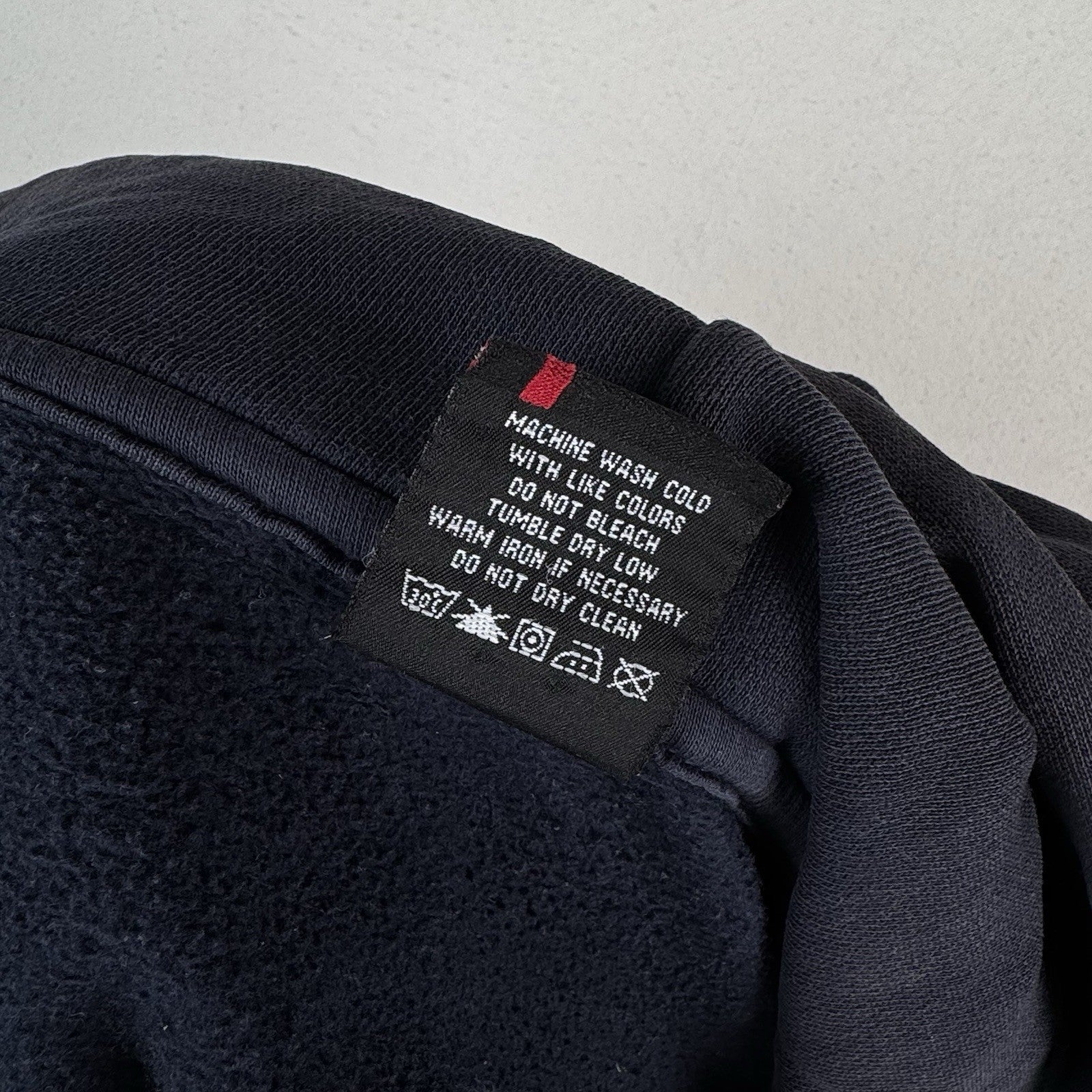 90’s Vtg Polo Jeans Co Ralph Lauren Men’s 2XL RL Letterman Full Zip Hoodie Blue