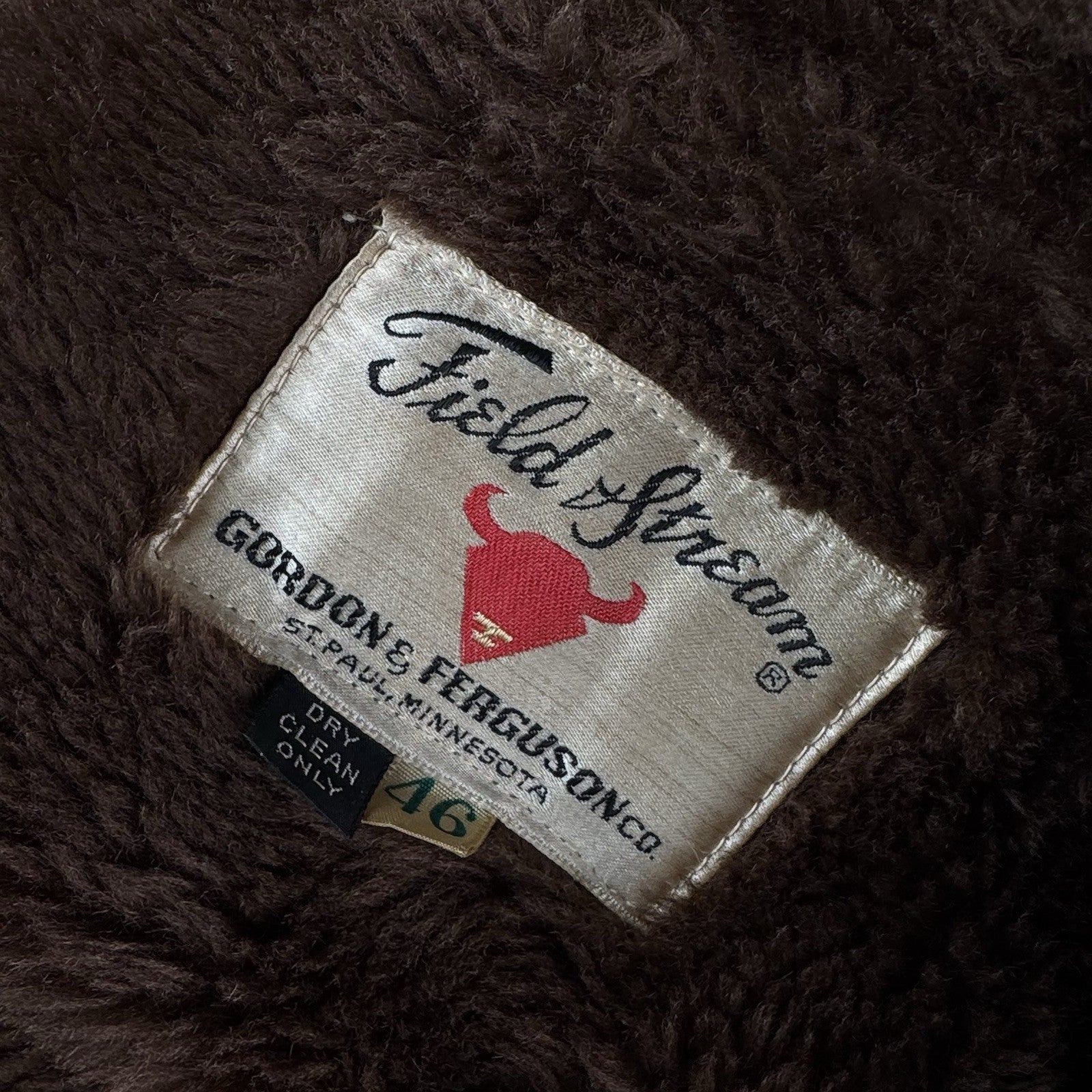 60’s 70’s Vtg Gordon Ferguson Field & Stream Mens 46 Corduroy Belted Overcoat