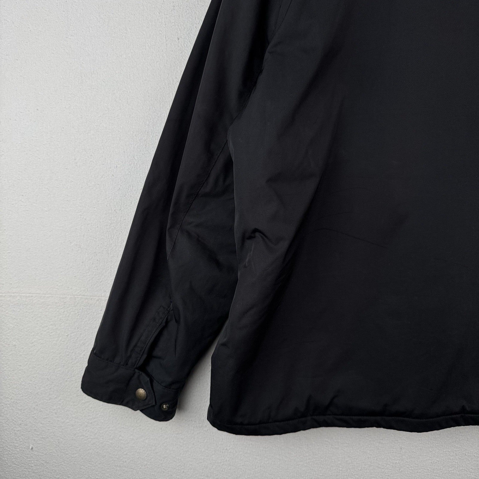 Vtg Polo Ralph Lauren Harrington Jacket Mens 3XB Black Stowaway Hood *Read
