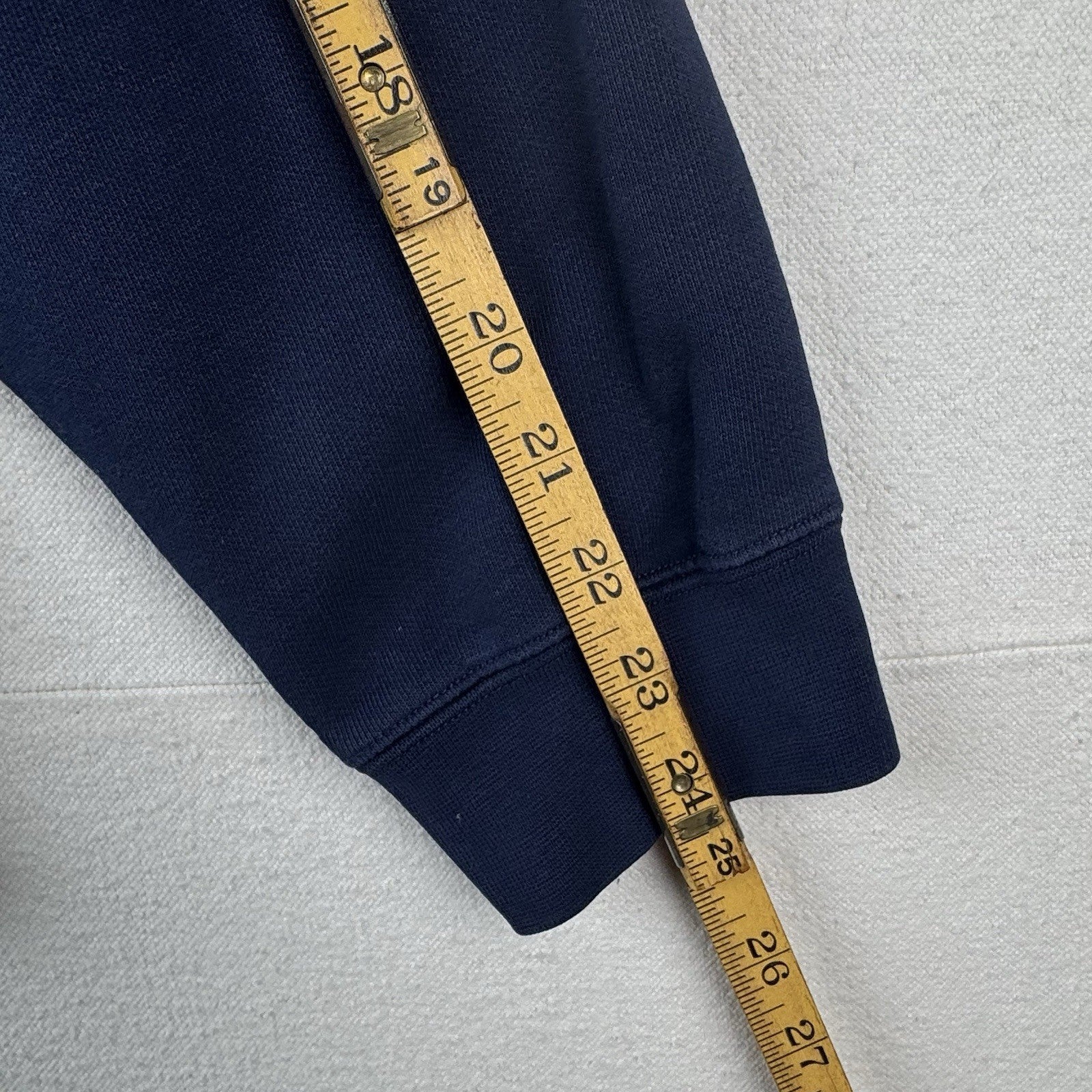 Yale University Bulldogs Men’s Large Blue Faded Hoodie Sweatshirt Ivy League