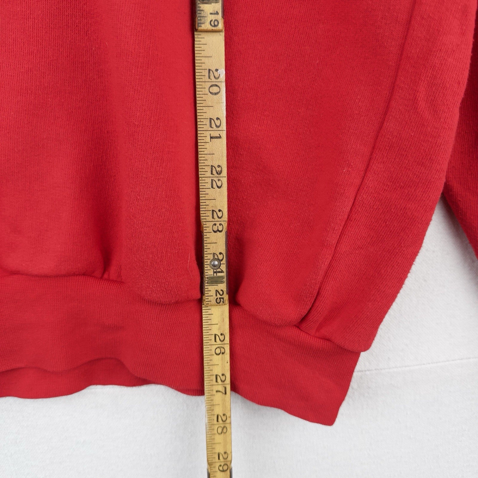 90’s Vtg Lotto Big Logo Red Crewneck Sweatshirt Men’s XL  (44) Made In Italy
