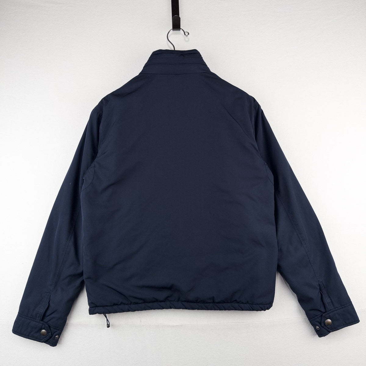 Polo By Ralph Lauren Men’s M Fleece Lined Hooded Nylon Jacket Navy Blue *Read